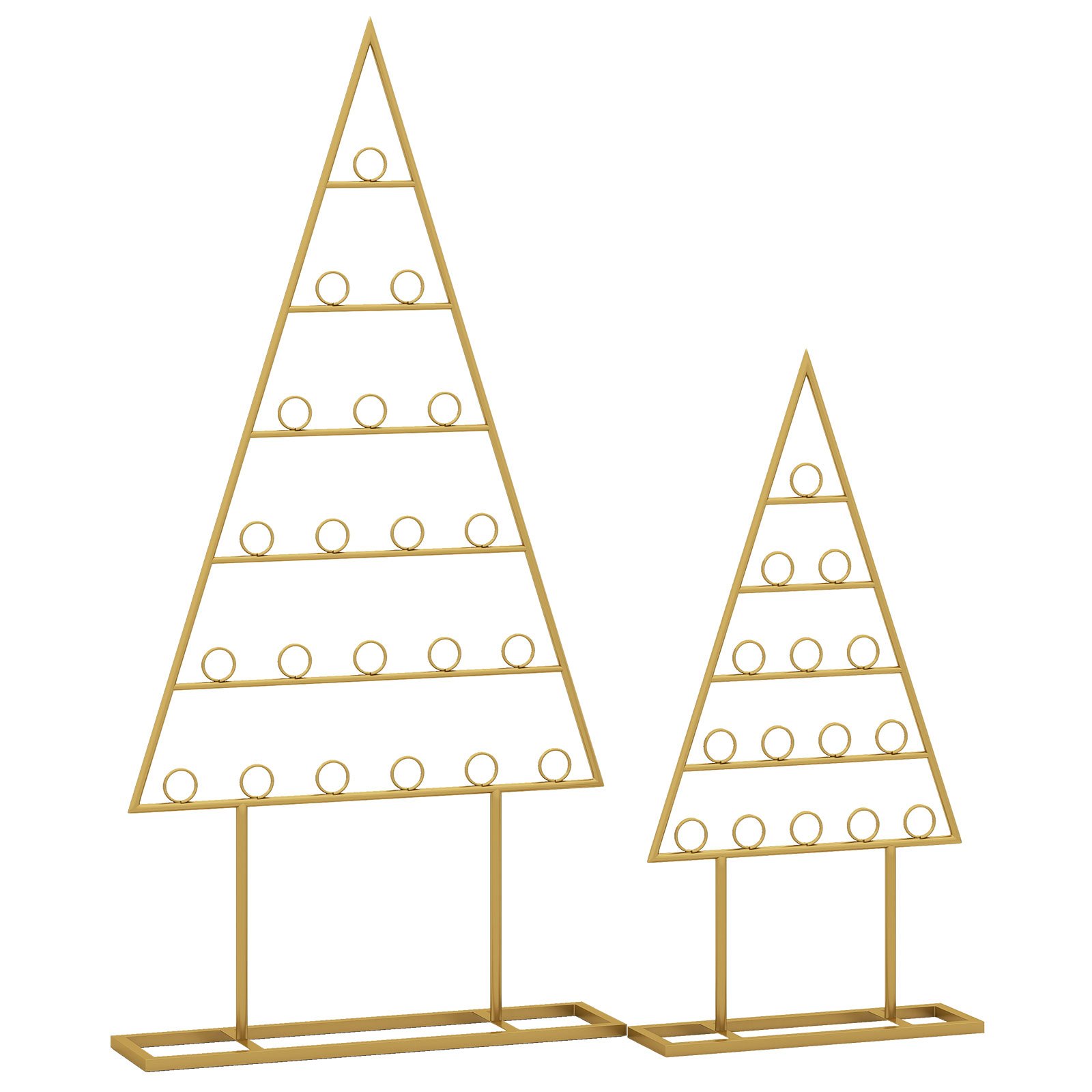 Zestaw stojaków na zdjęcia w kształcie choinki 2 szt
