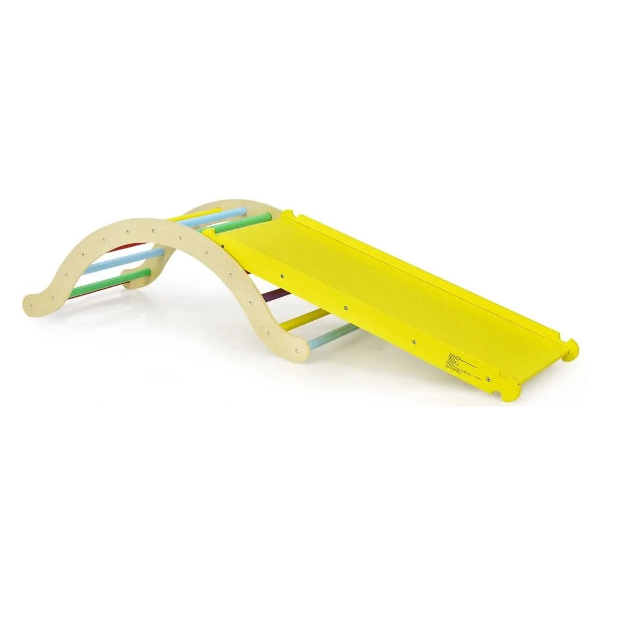 Drabinka wspinaczkowa dla dzieci ze zjeżdżalnią