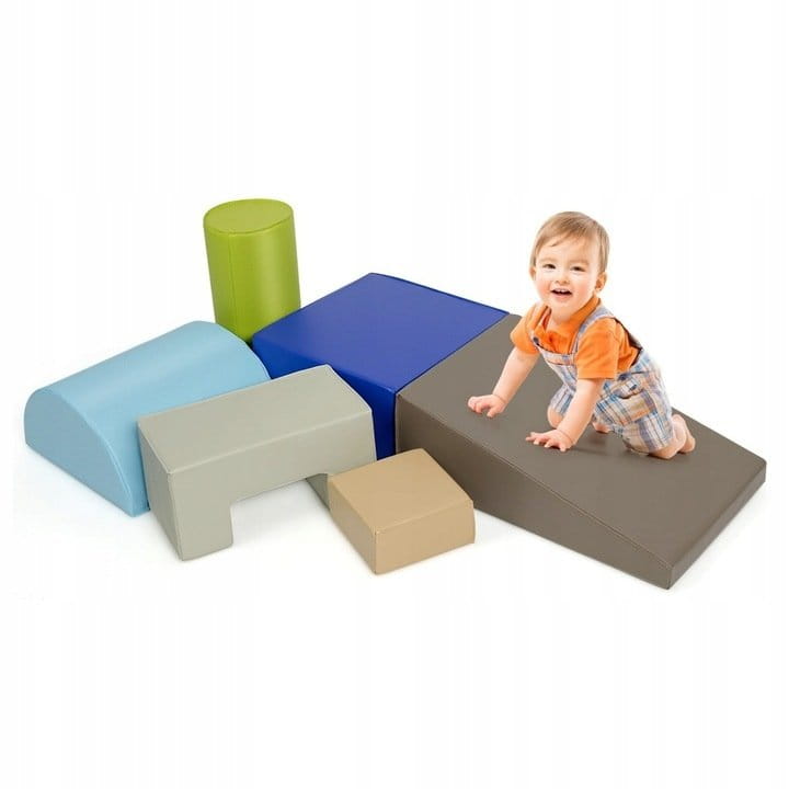 Duże klocki piankowe dla dzieci zestaw 6 szt.