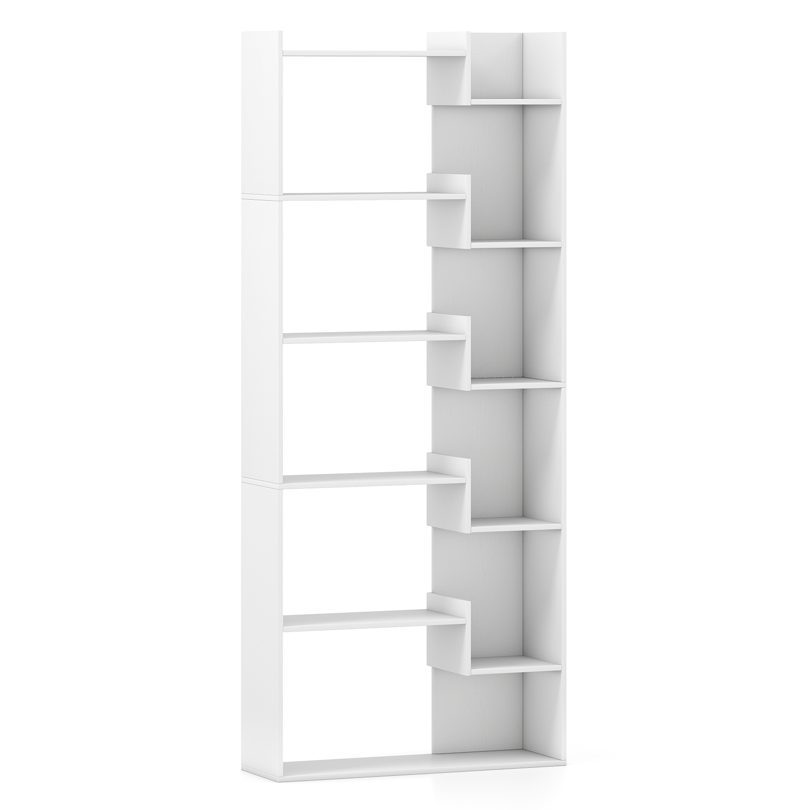 Regał na książki do salonu biały