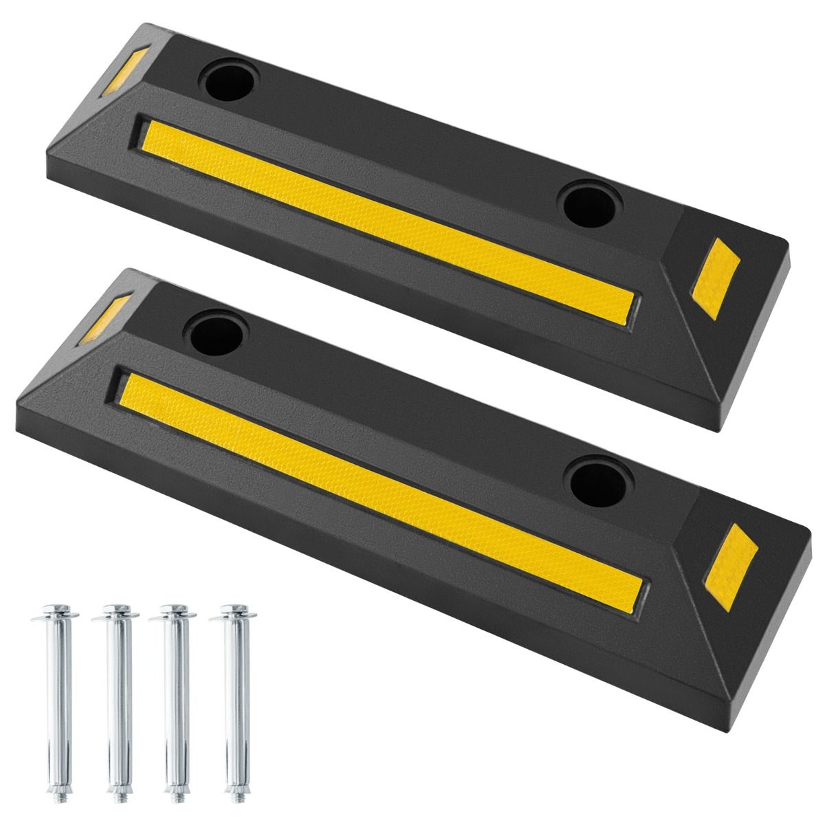 Zestaw 2 gumowych ograniczników parkingowych