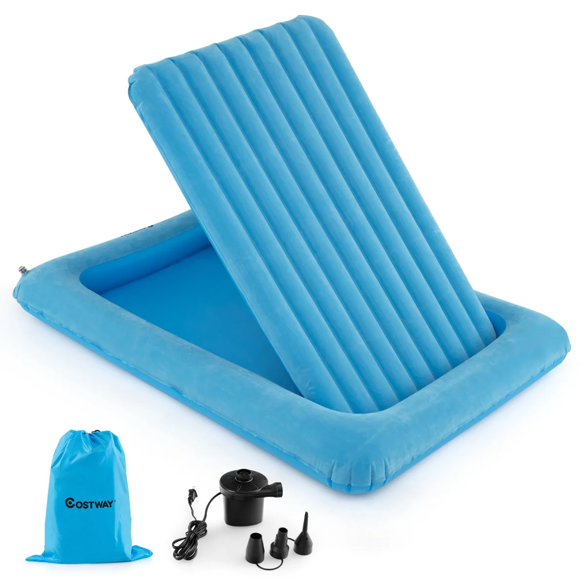 Dziecięce łóżeczko turystyczne materac z pompką