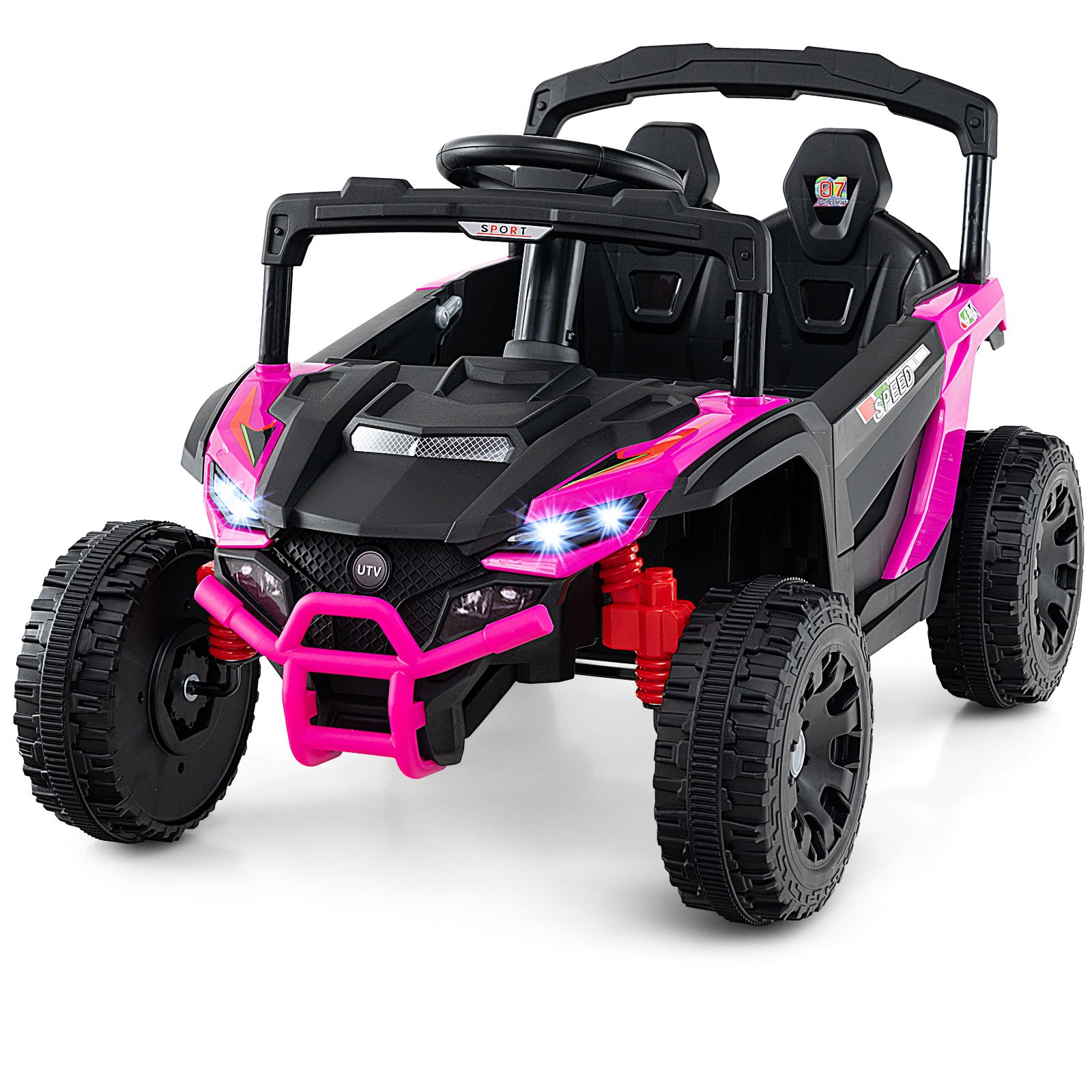 Samochód elektryczny dla dzieci Buggy różowy