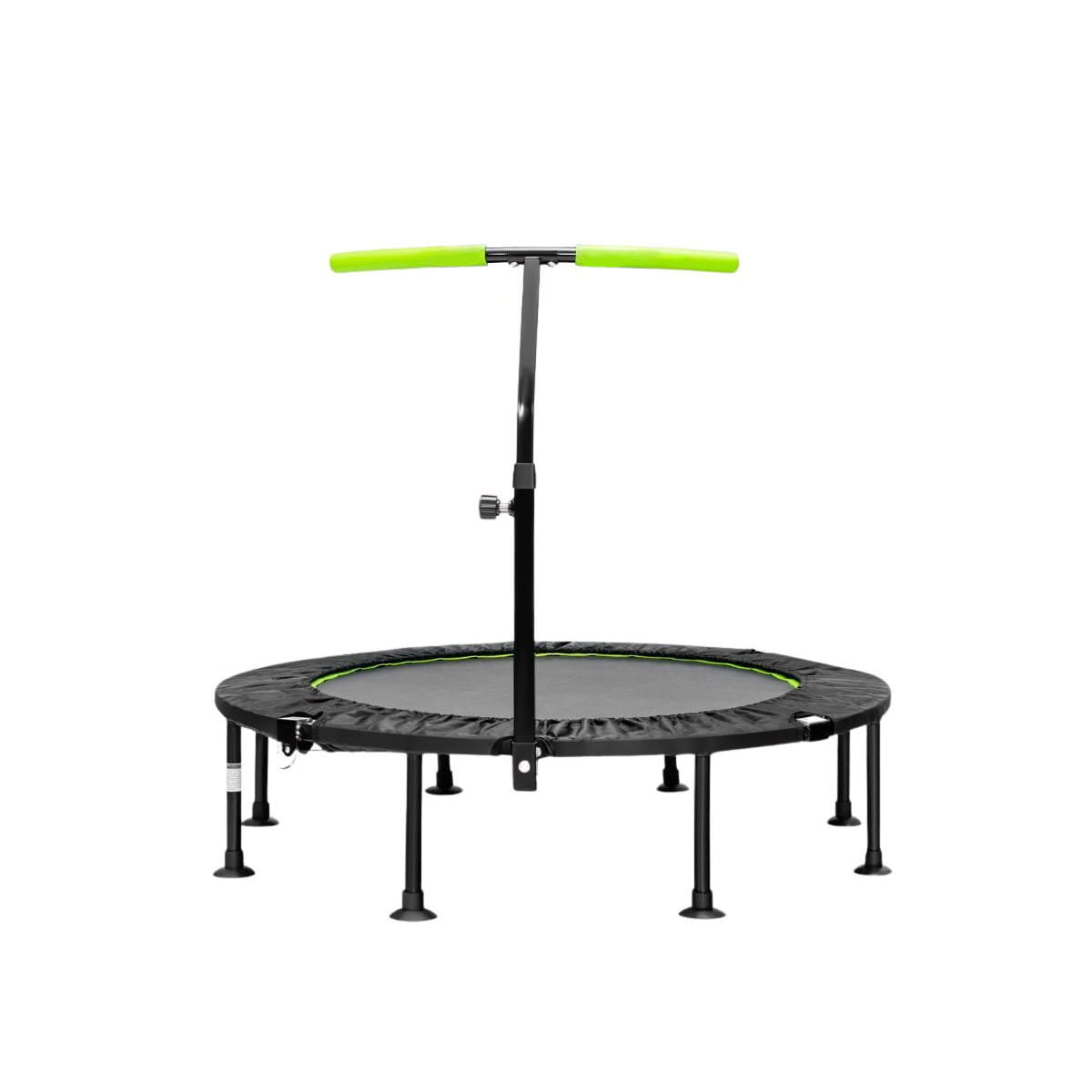 Składana mini trampolina z regulowaną poręczą