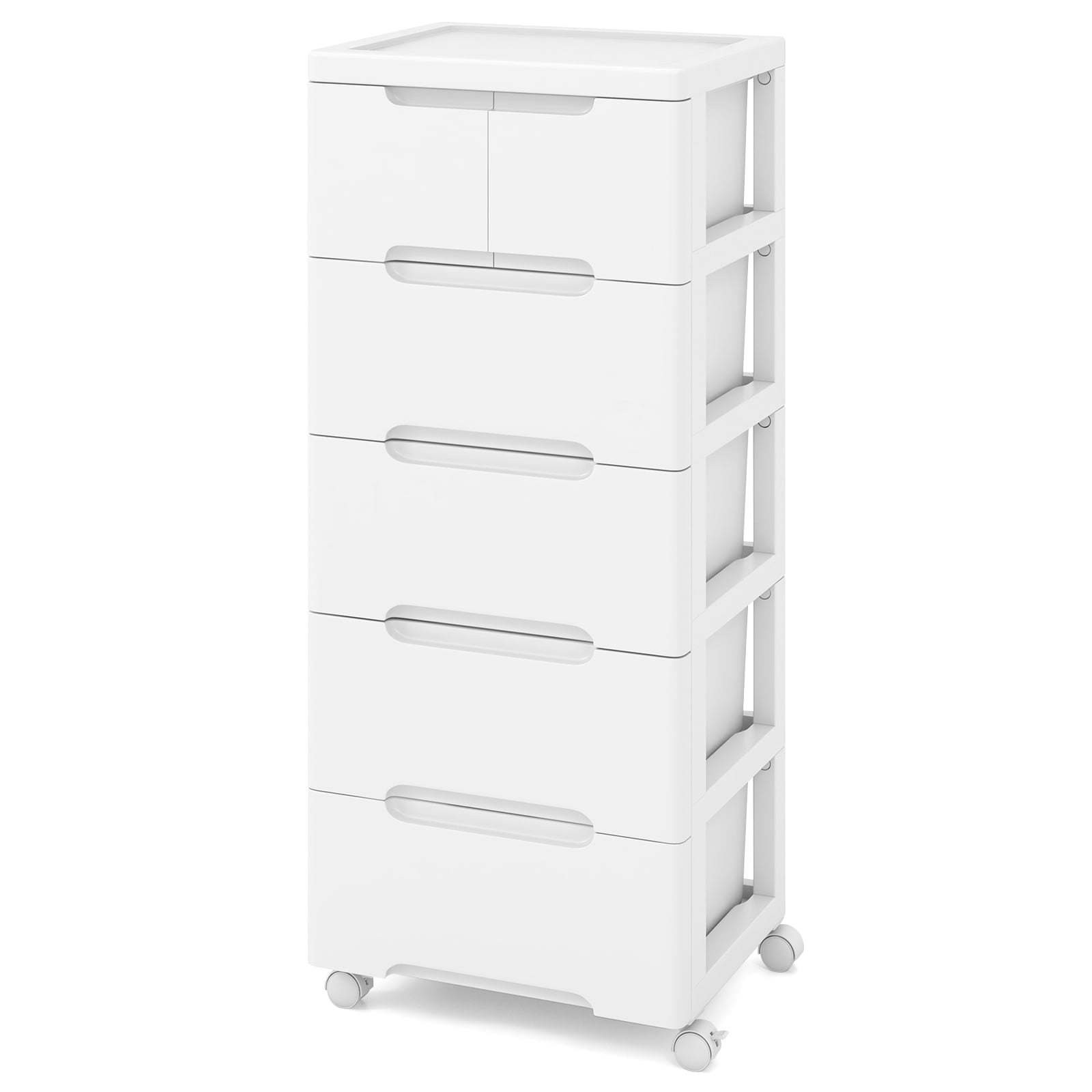 Komoda z 6 szufladami na dokumenty biała