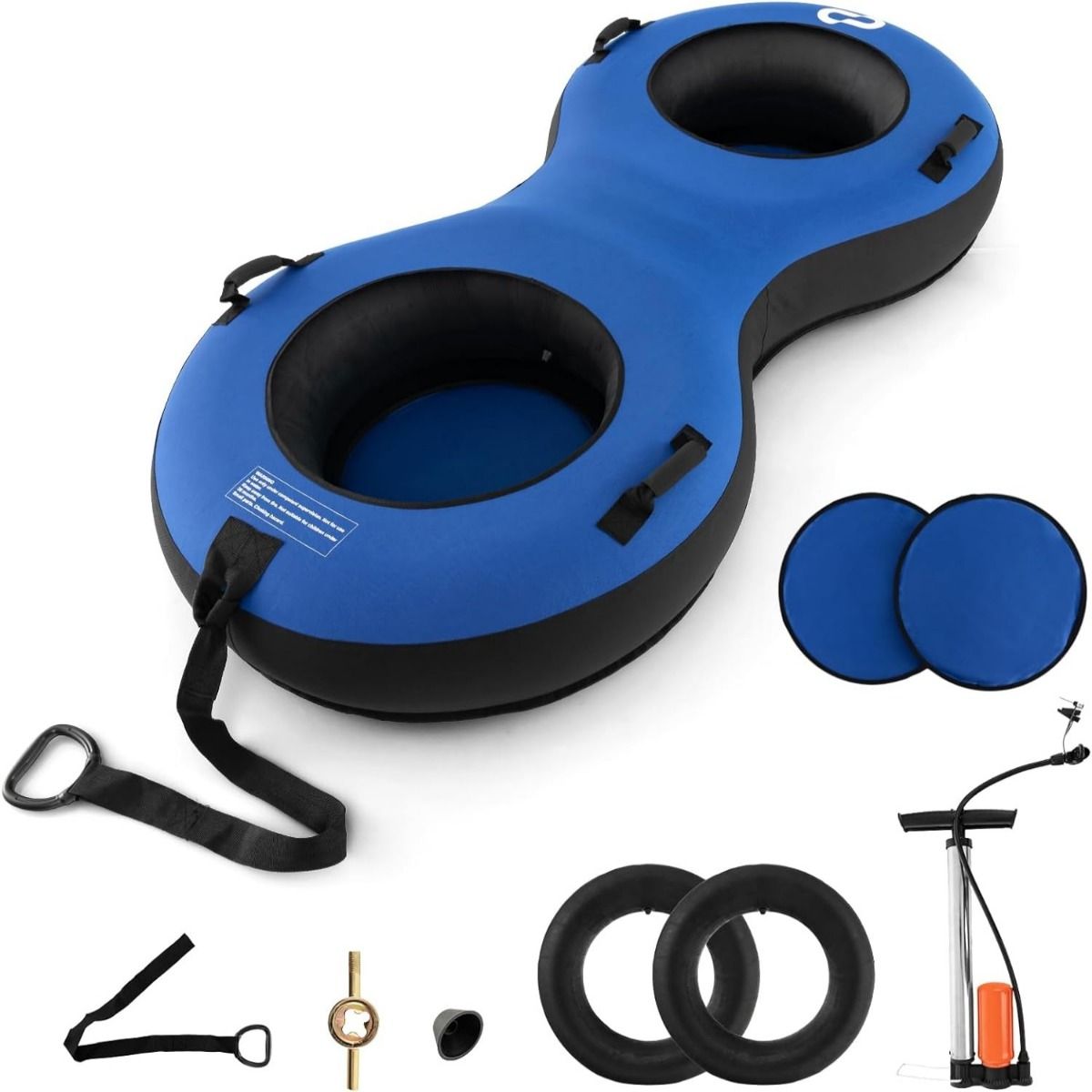 Ślizgacz śnieżny dmuchany dwuosobowy