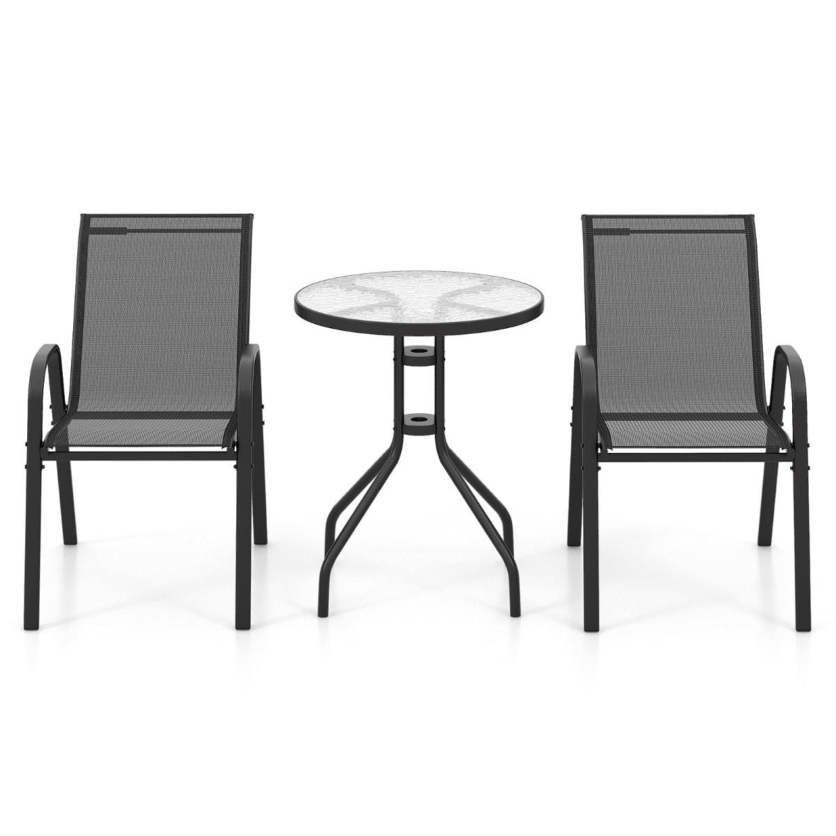 3-częściowy komplet mebli ogrodowych