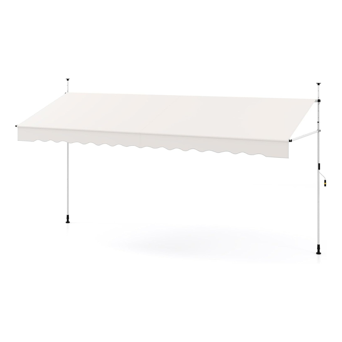 Markiza balkonowa 400 cm z ręczną korbą