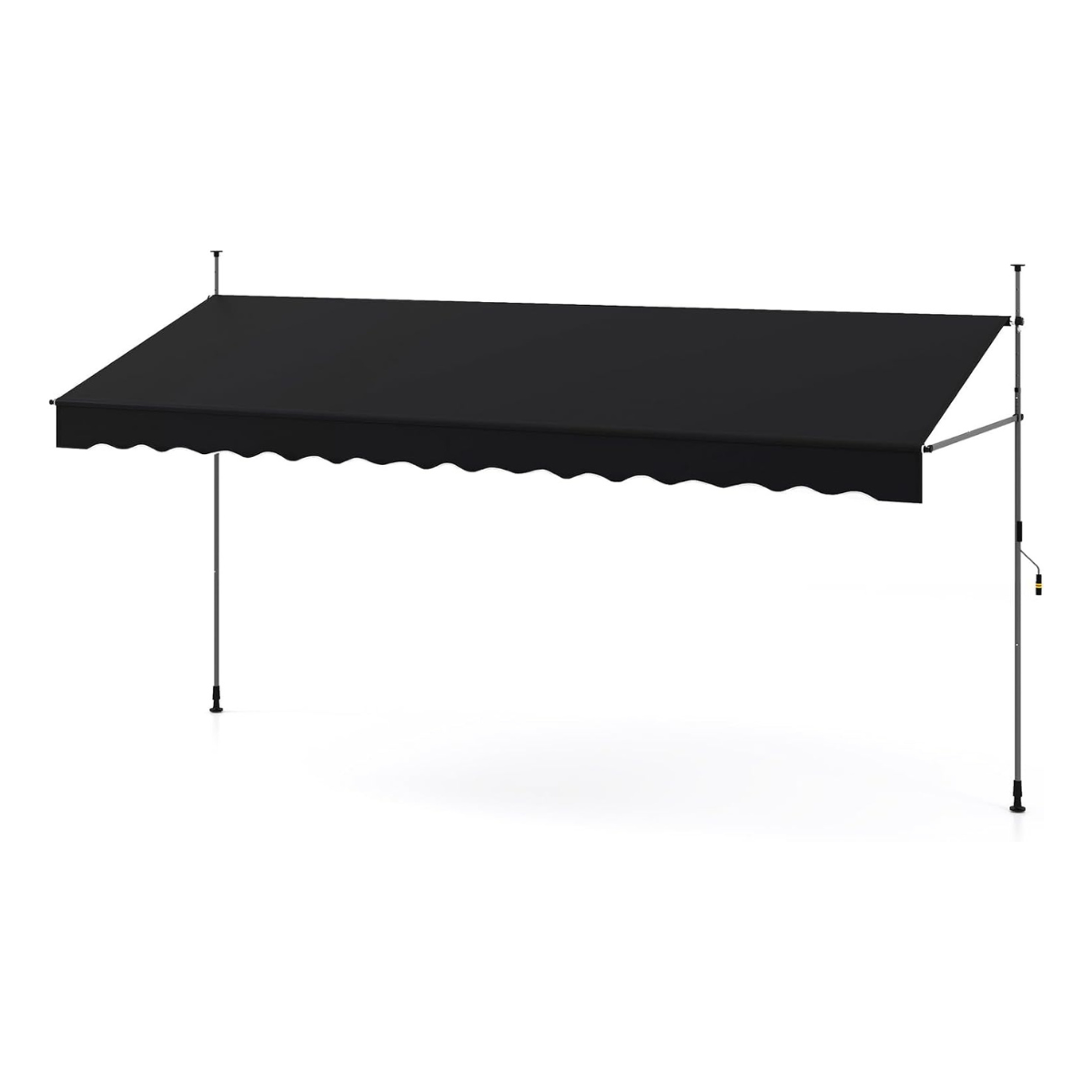 Markiza balkonowa 400 cm z ręczną korbą