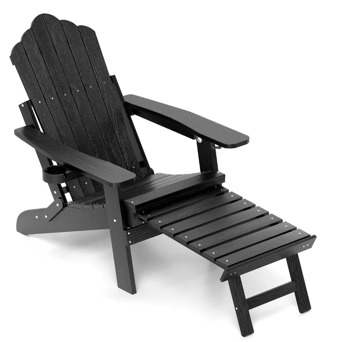 Składane krzesło ogrodowe leżak z regulowanym oparciem