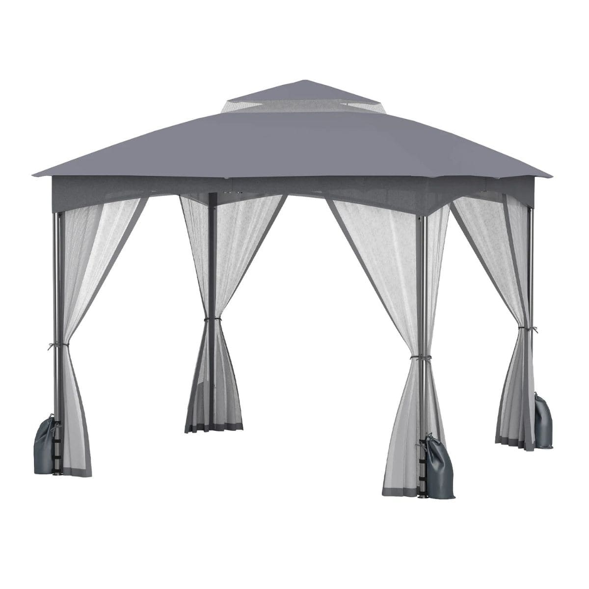 Pawilon ogrodowy namiot z siatką ochronną 3 x 3 m