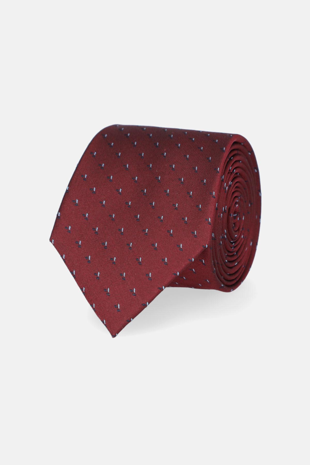 Krawat Jedwabny Mikrowzór
