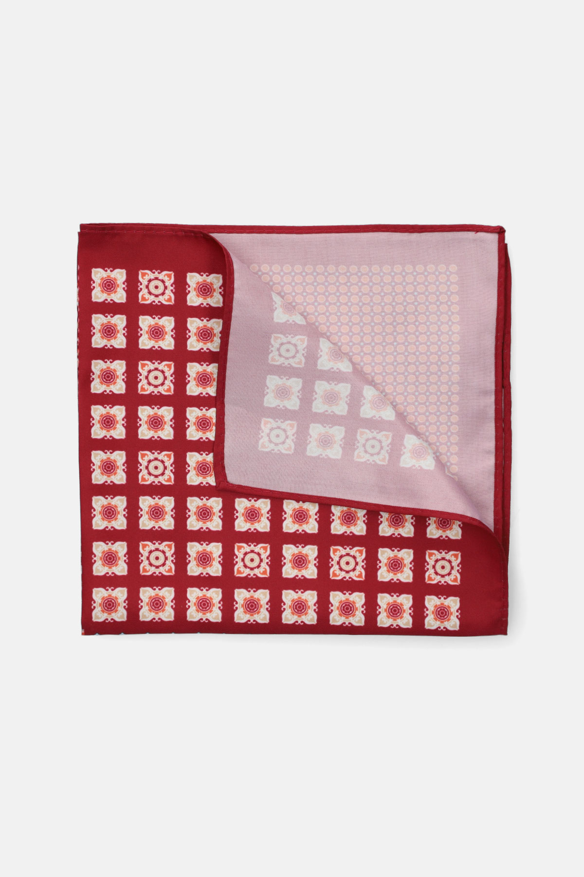 Poszetka Czerwona Wzór