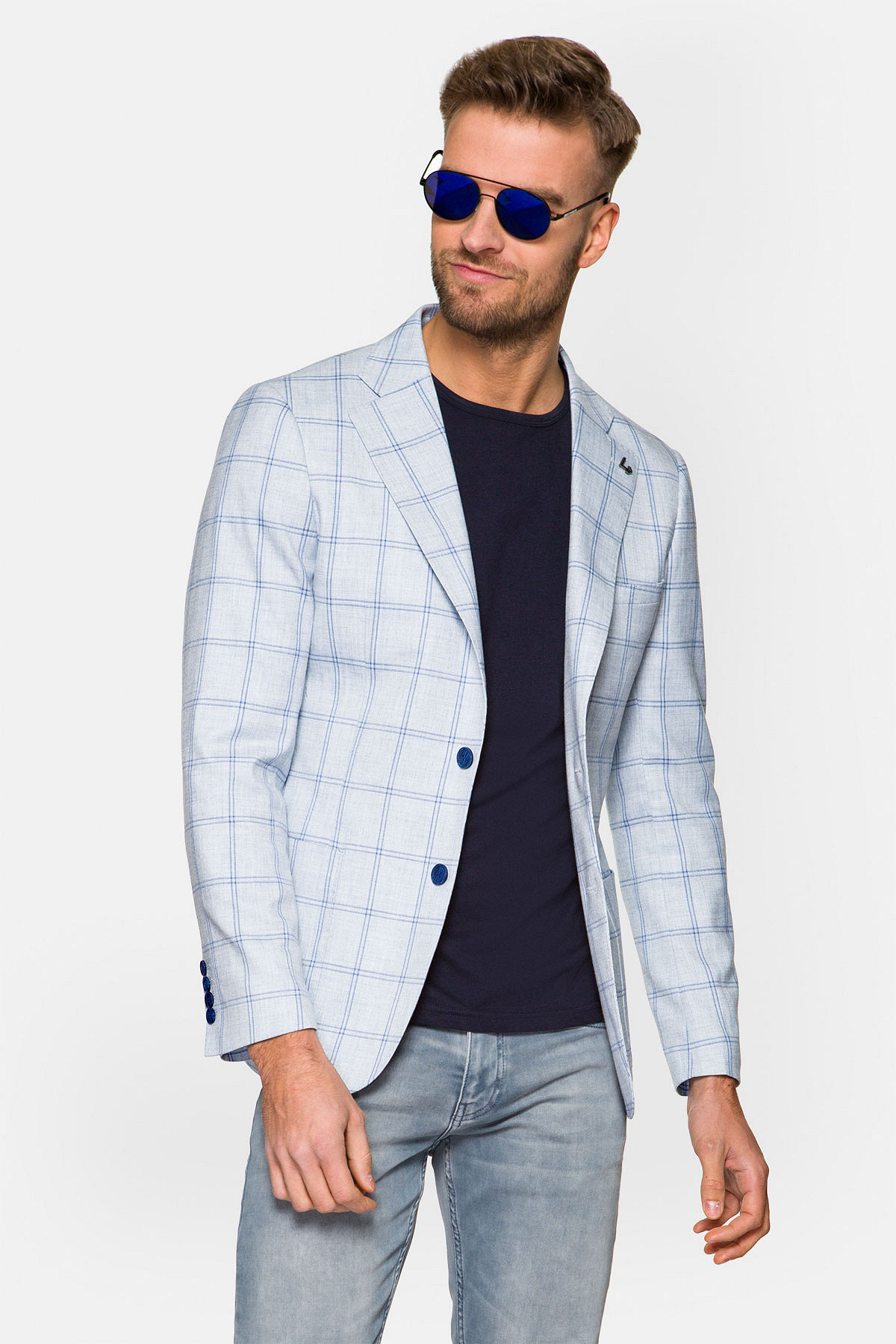 Marynarka Jasnoszara Andora 2