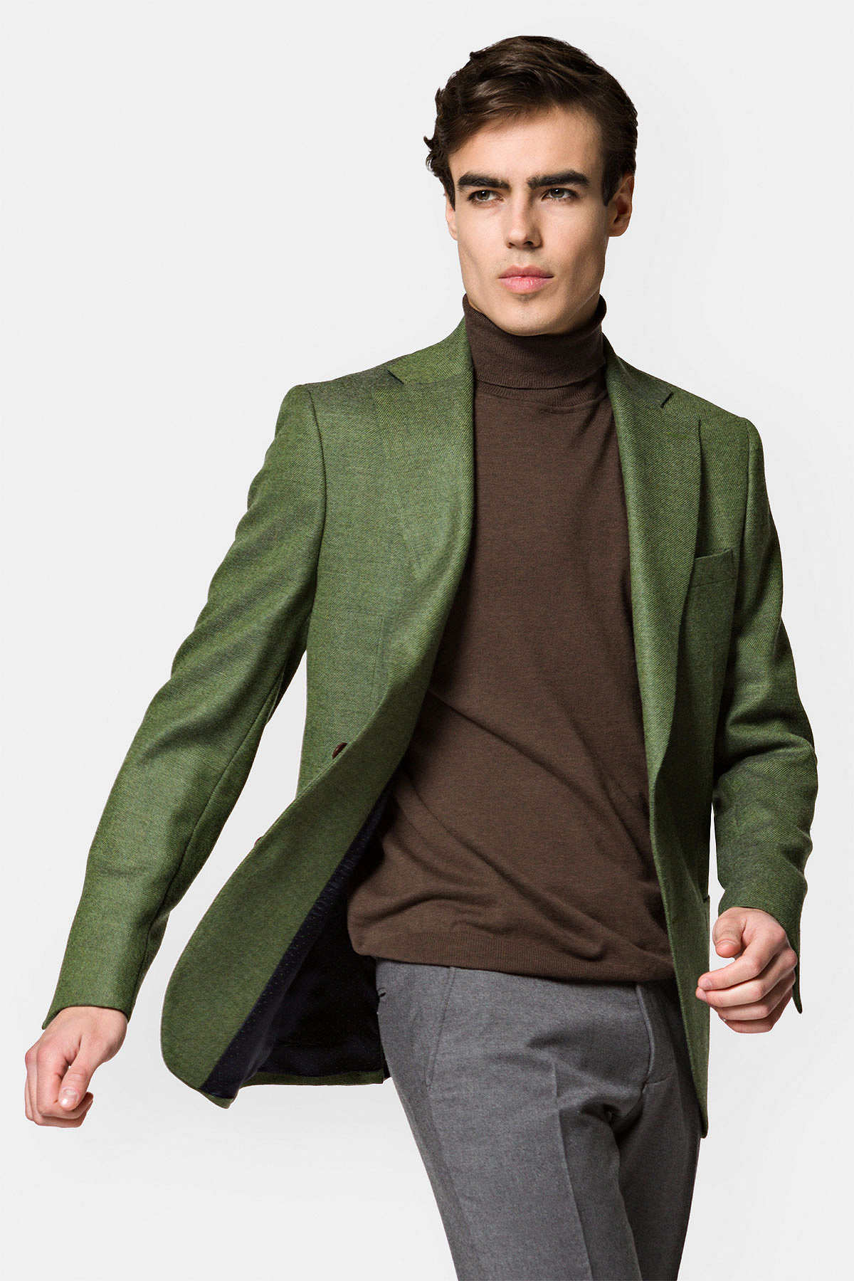 Marynarka Zielona Wełniana Xsenia