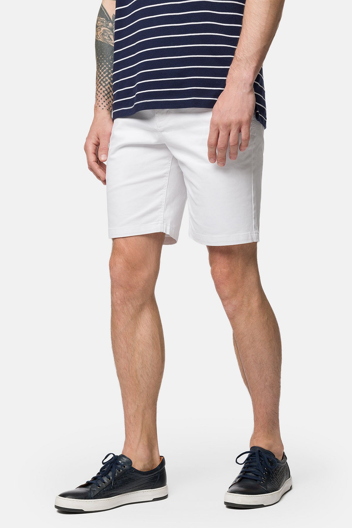 Spodenki Białe z Bawełną Ibiza