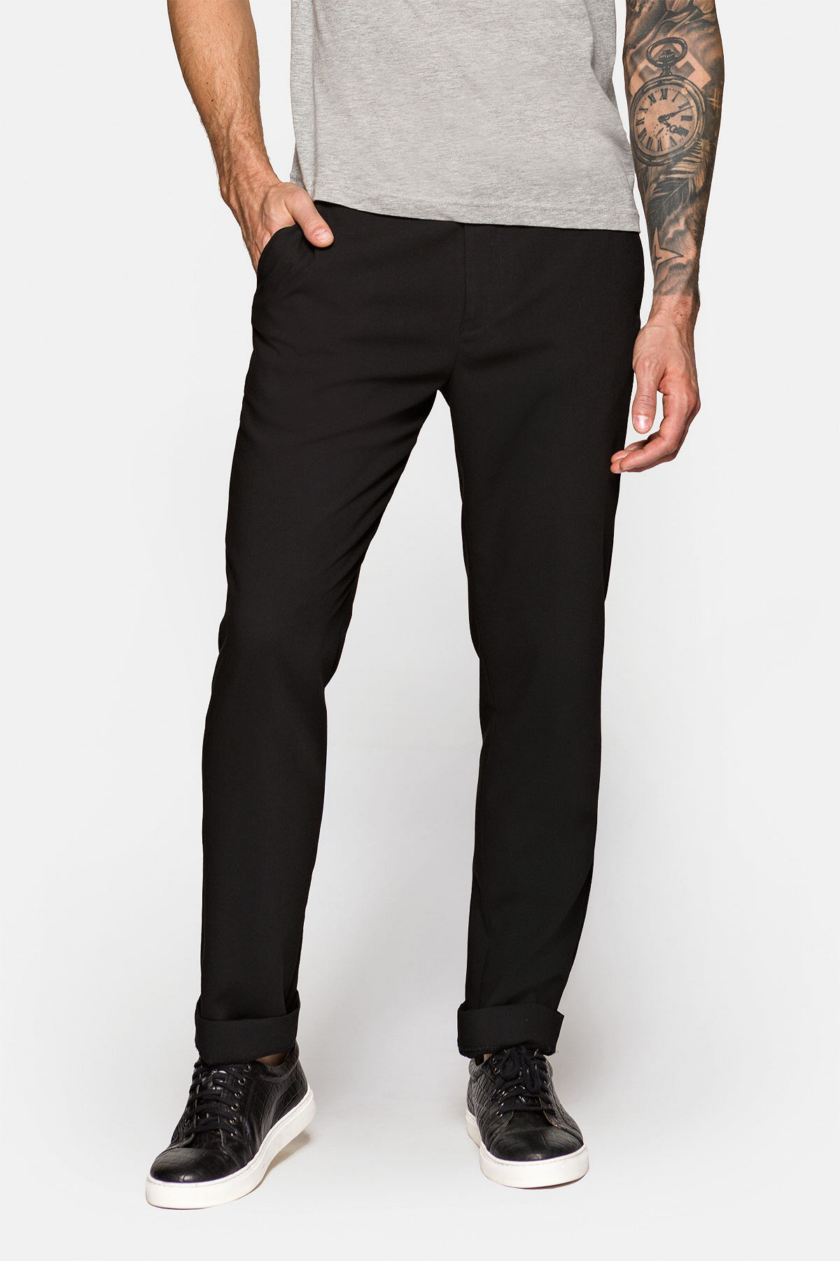 Spodnie Czarne Landon