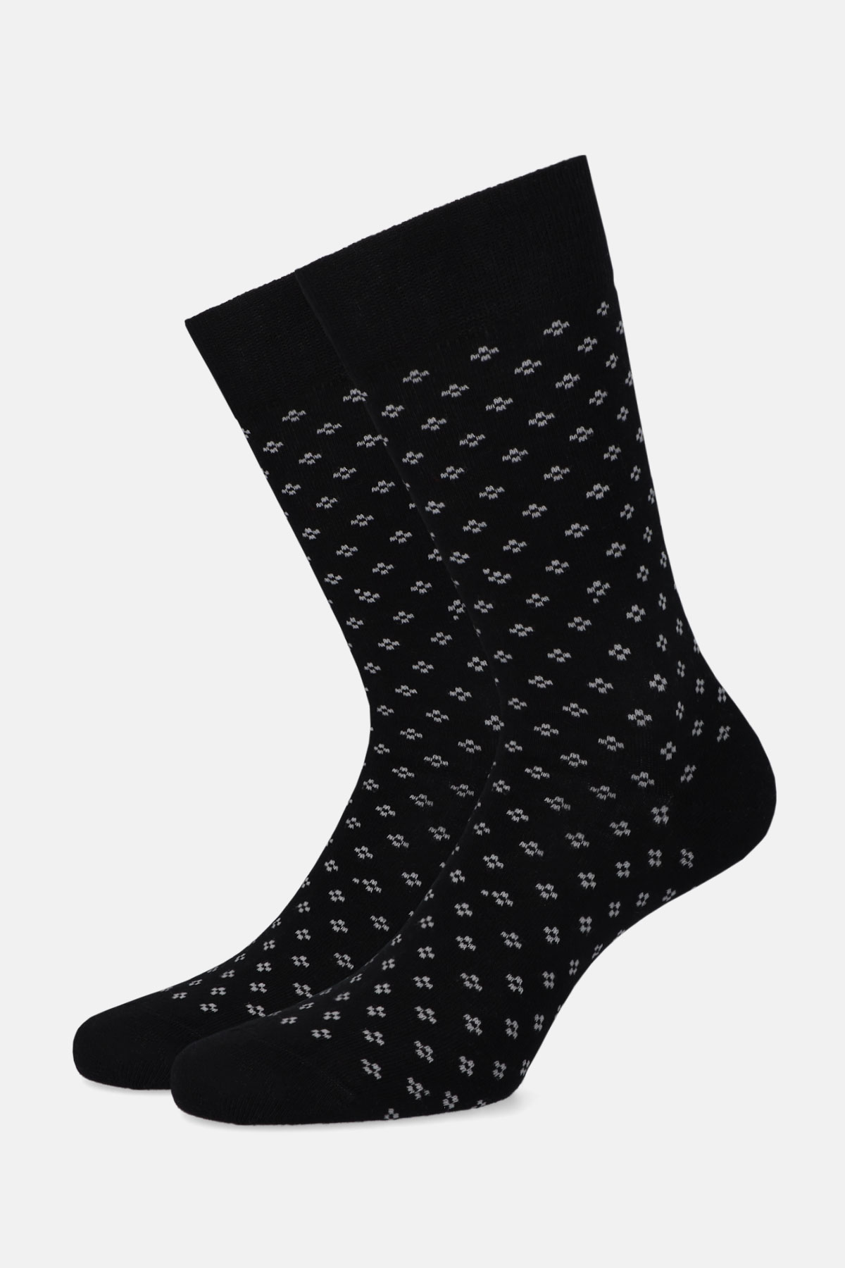 Skarpety Czarne we Wzór