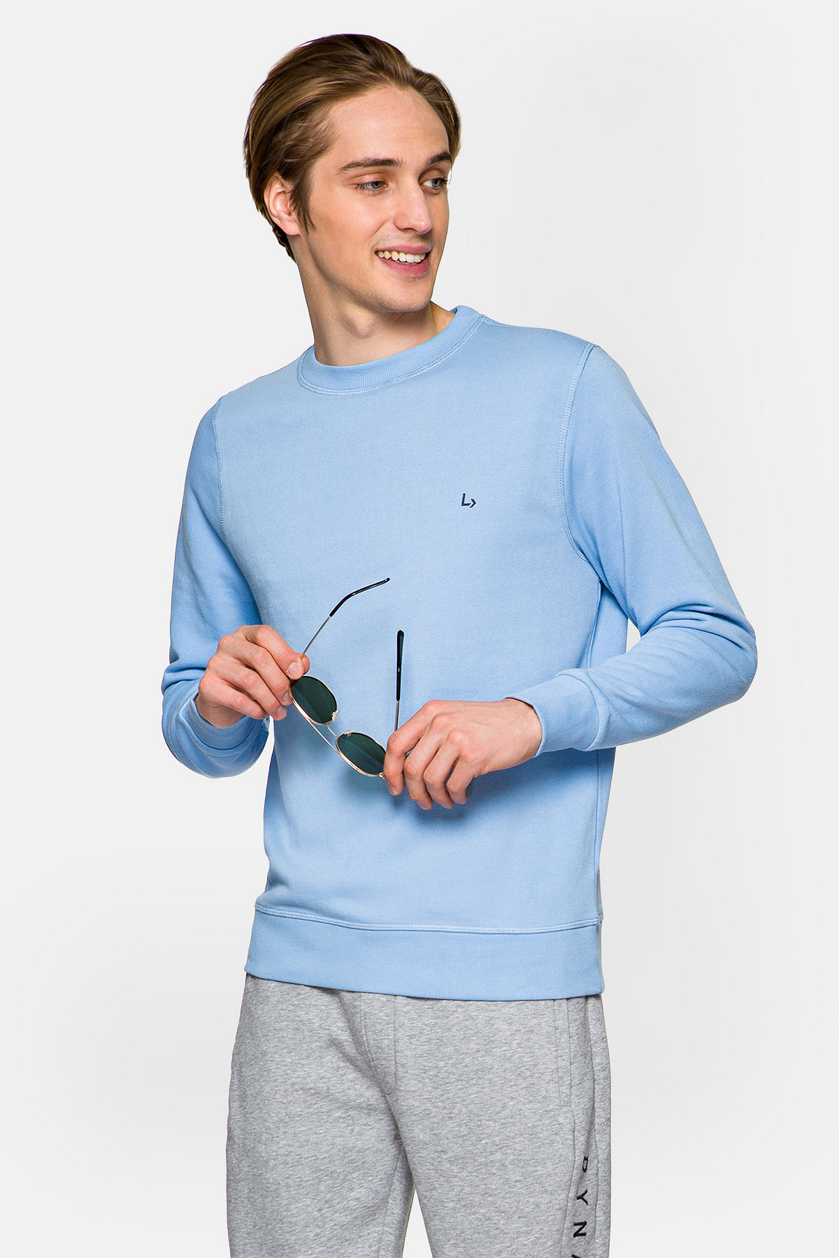 Bluza Błękitna z Bawełną Cayden