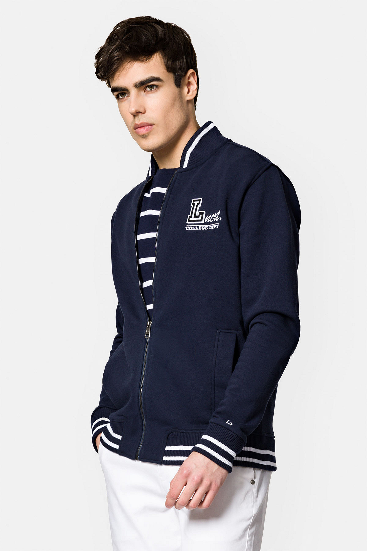 Bluza Granatowa Bawełniana Travis