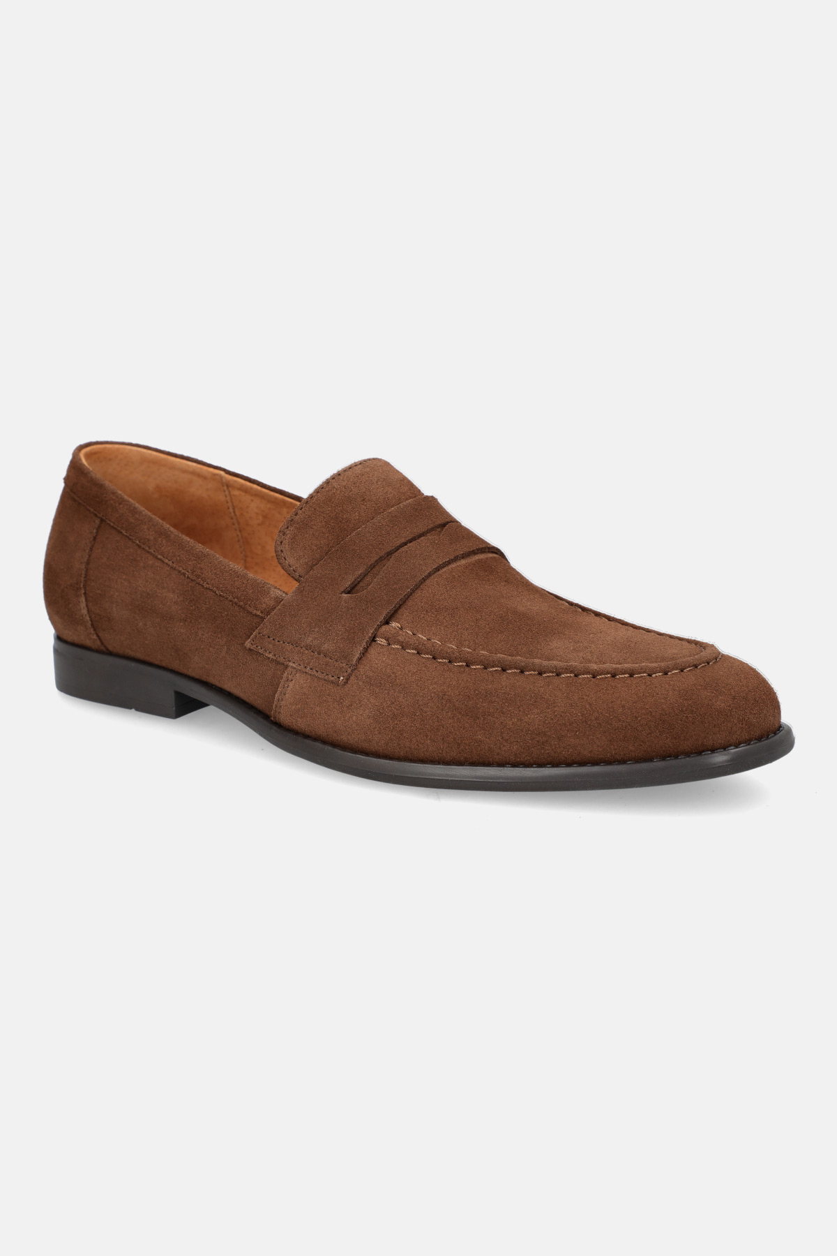 Buty Loafersy Huron Beżowe