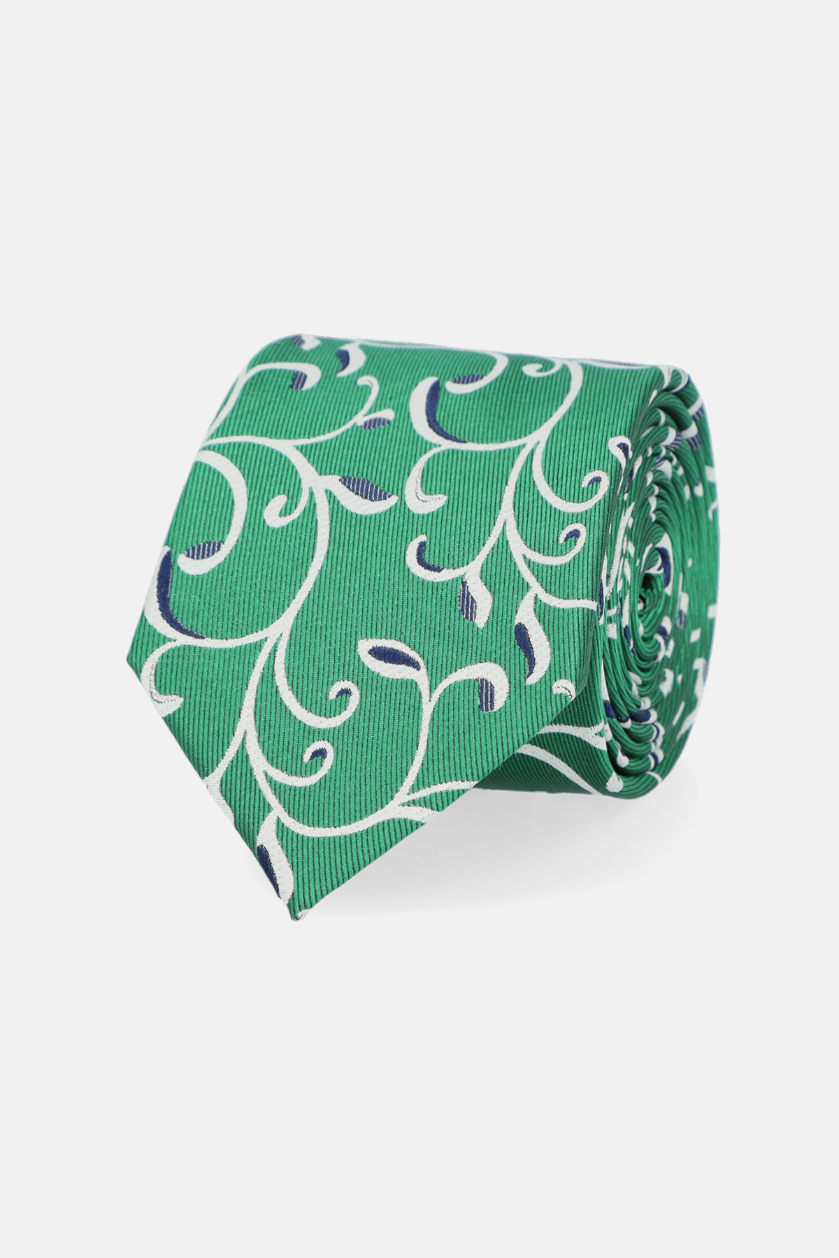 Krawat Zielony Wzór