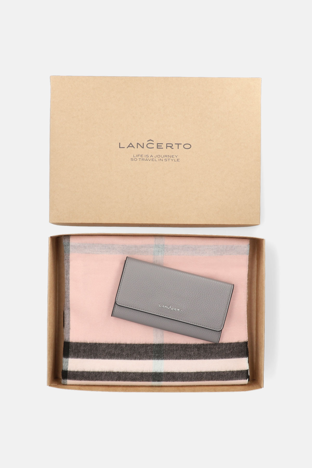 Zestaw Portfel Damski Plus Szal