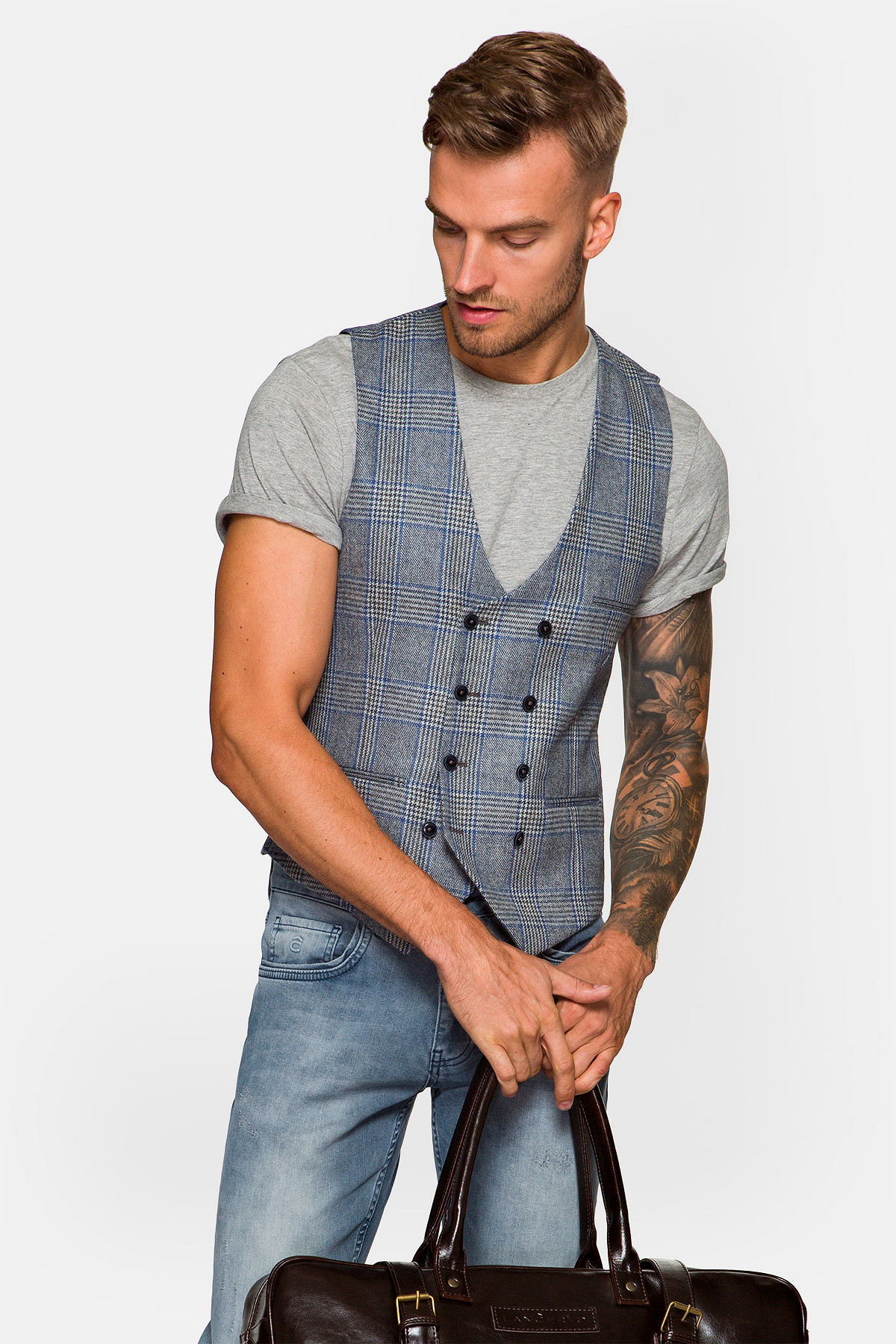 Kamizelka w Kratę Szara Balmea