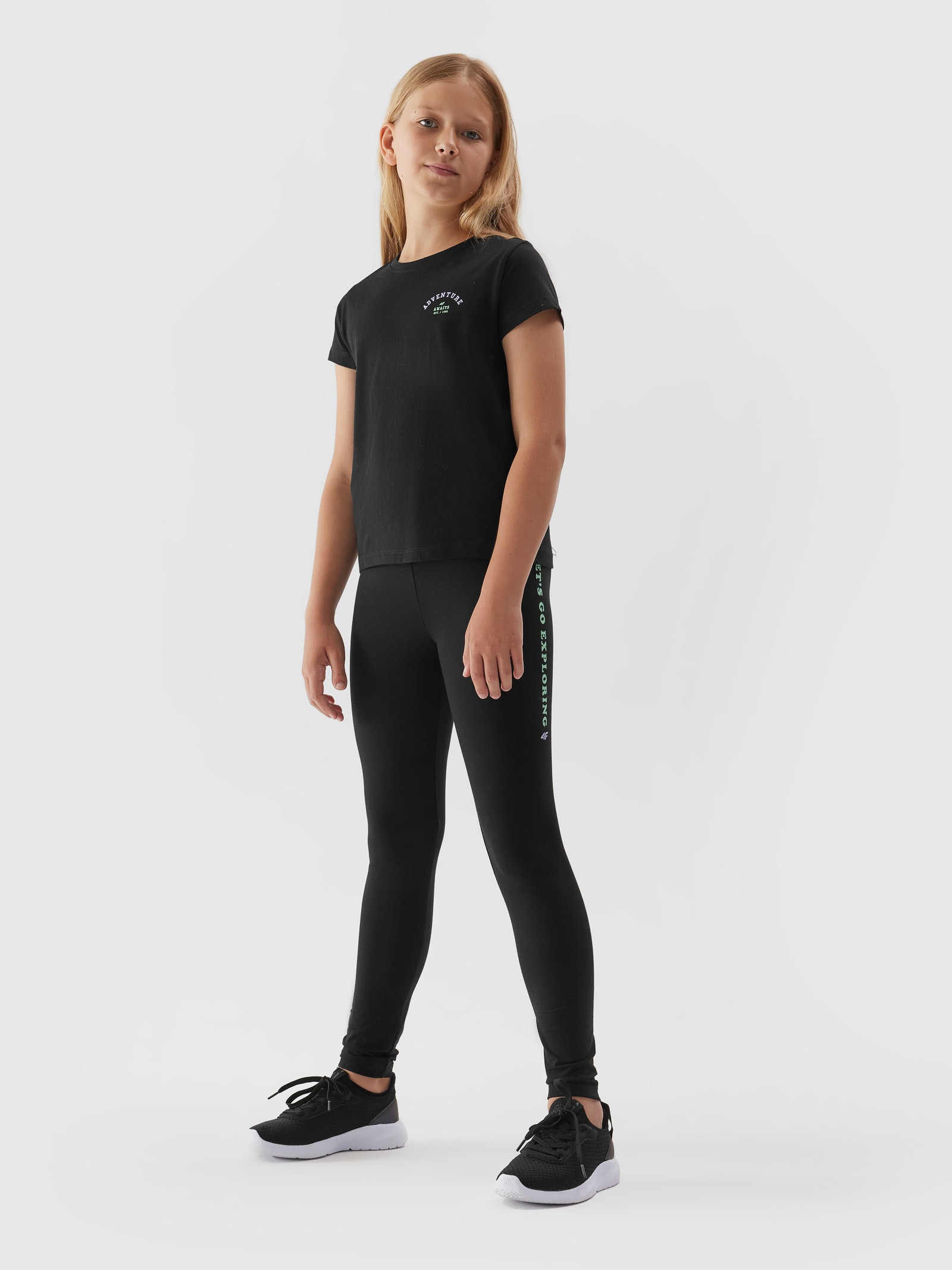 Legginsy dzianinowe dziewczęce