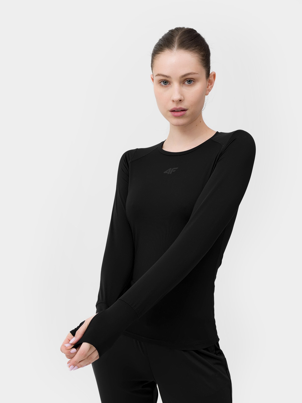 Longsleeve treningowy szybkoschnący damski