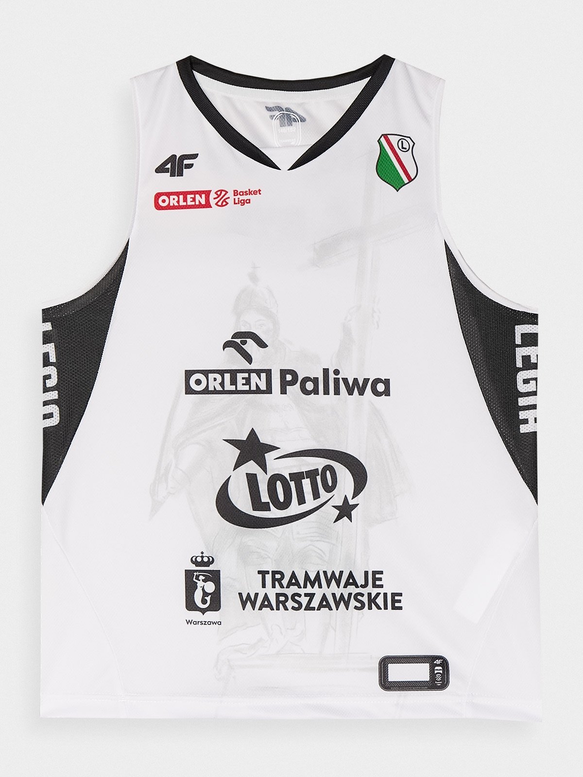 Tank top replika domowy z sezonu 2023/24 chłopięcy 4F x Legia Warszawa - multikolor