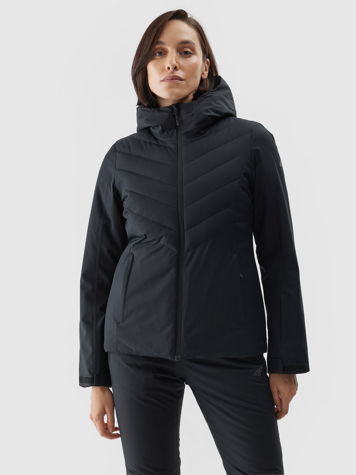 Kurtka narciarska membrana 5000 damska - czarna