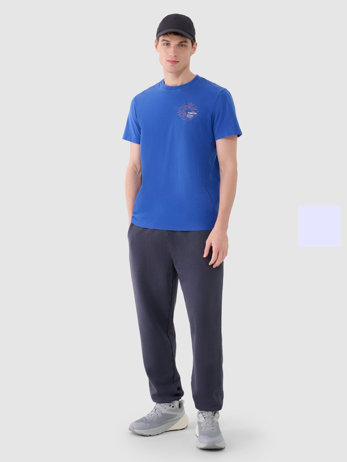 4F Spodnie dresowe joggery męskie - szare XXL