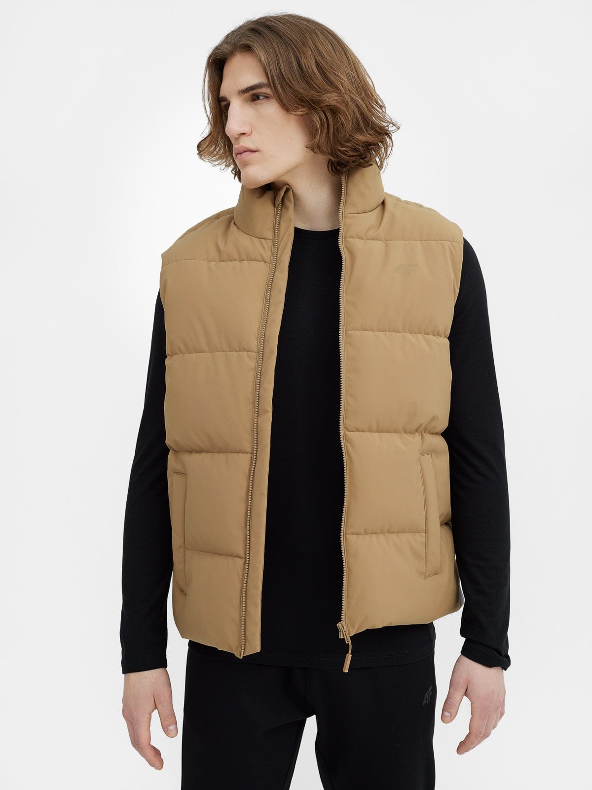 Bezrękawnik puchowy z wypełnieniem syntetycznym męski