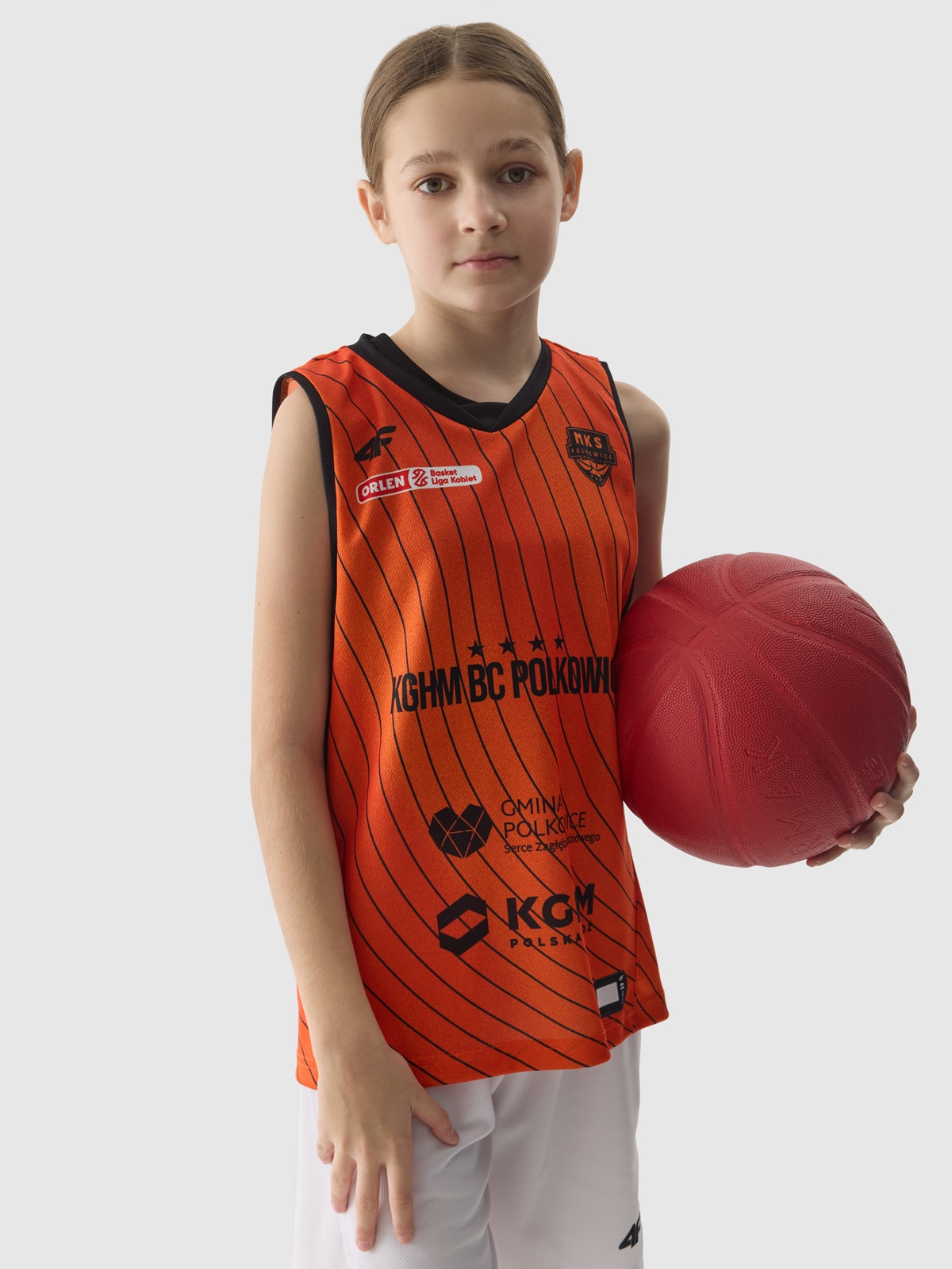 Tank top replika domowy z sezonu 2023/24 dziecięcy 4F x MKS Polkowice - multikolor