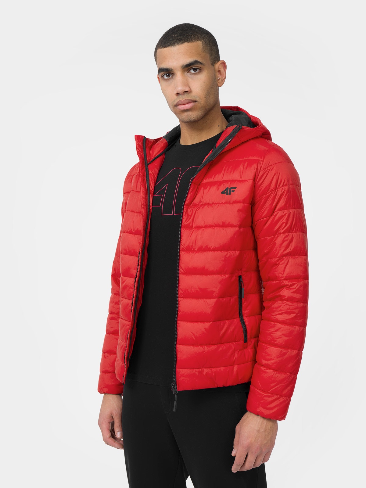 Kurtka puchowa z wypełnieniem z recyklingu męska