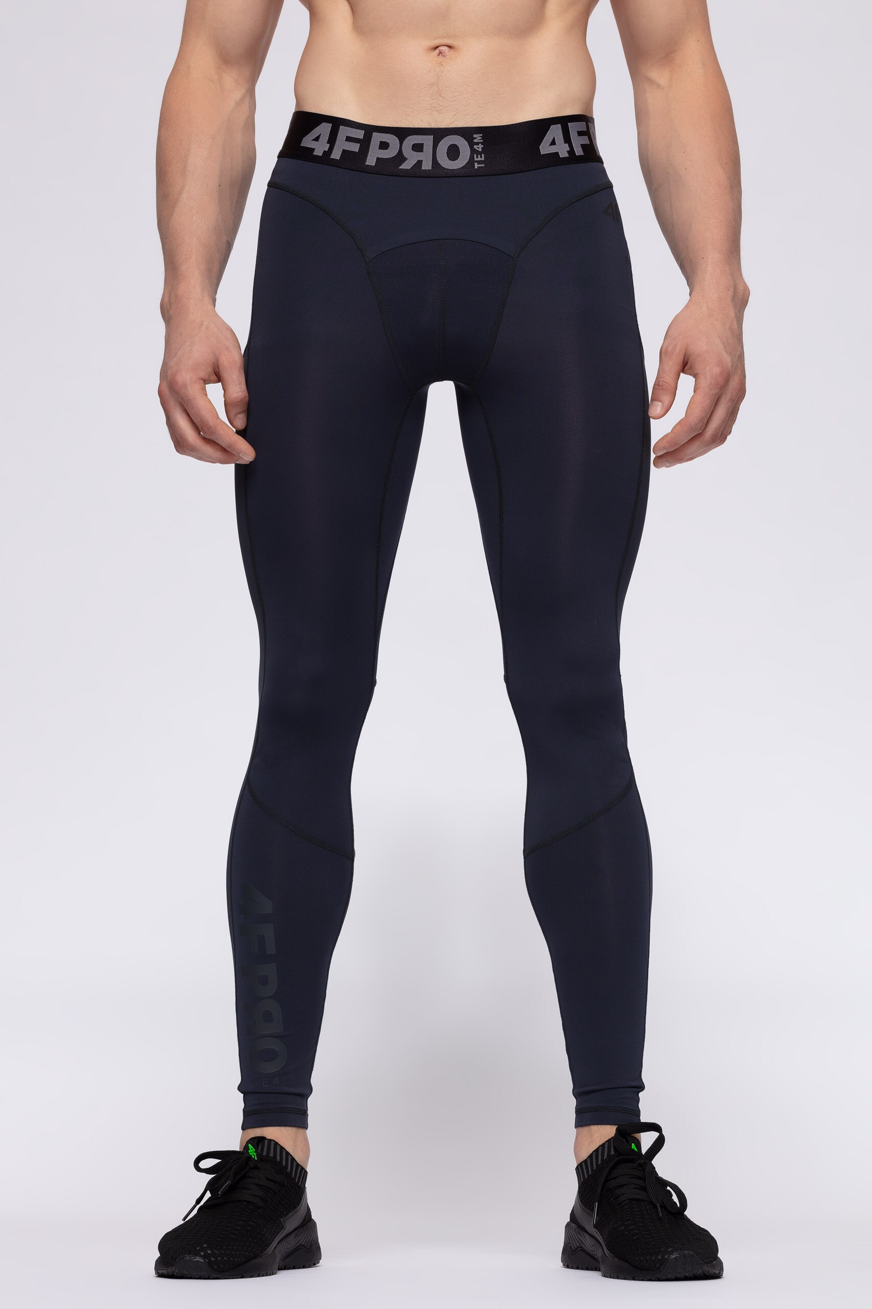 Legginsy baselayer męskie 4FPro SPMF405 - granatowy