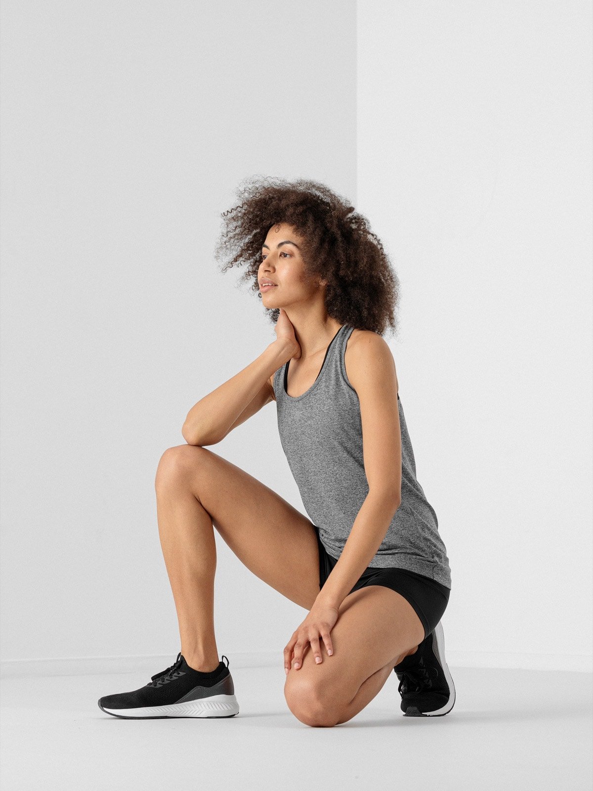 Top treningowy slim szybkoschnący damski