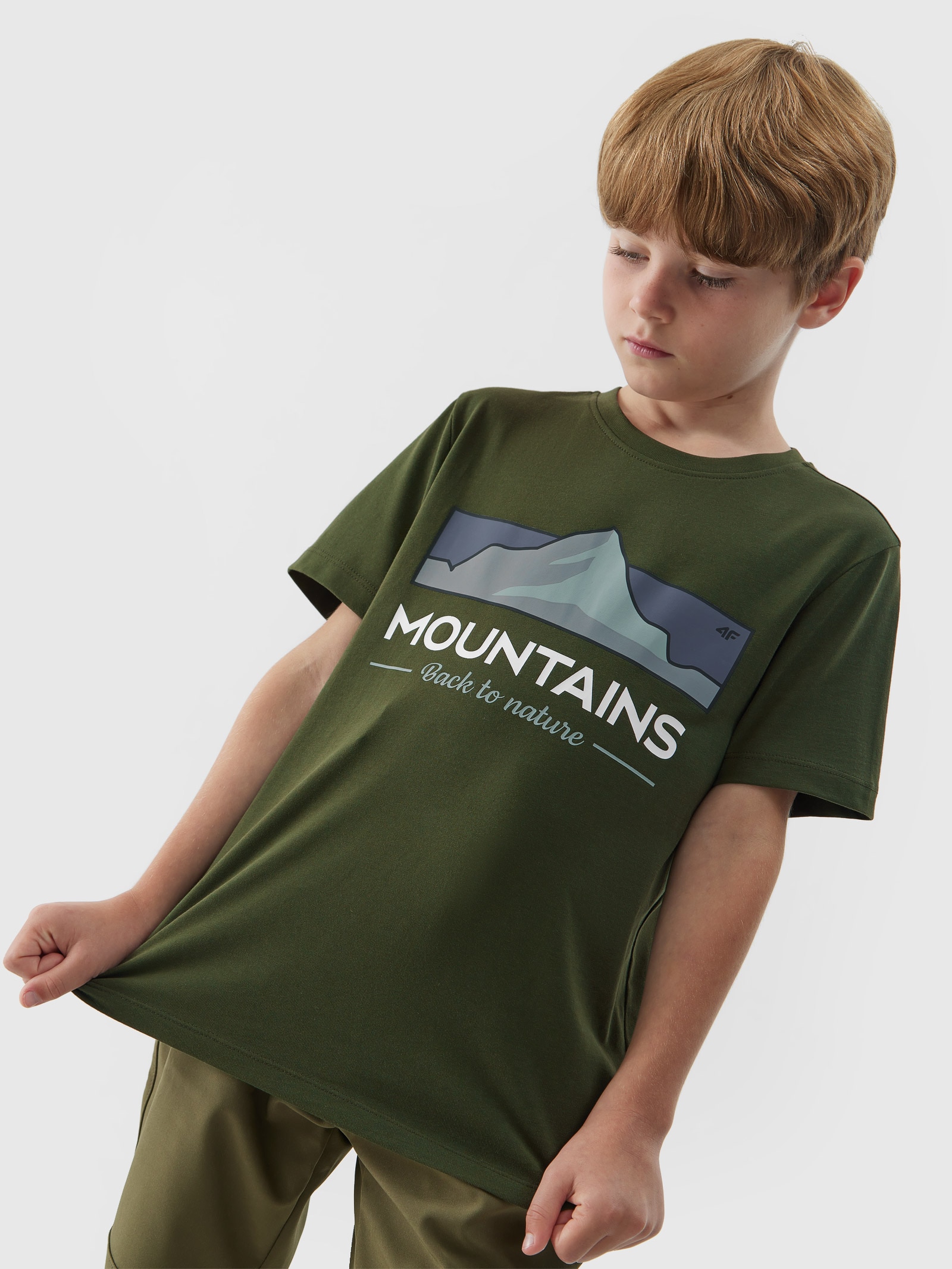 T-shirt z nadrukiem chłopięcy