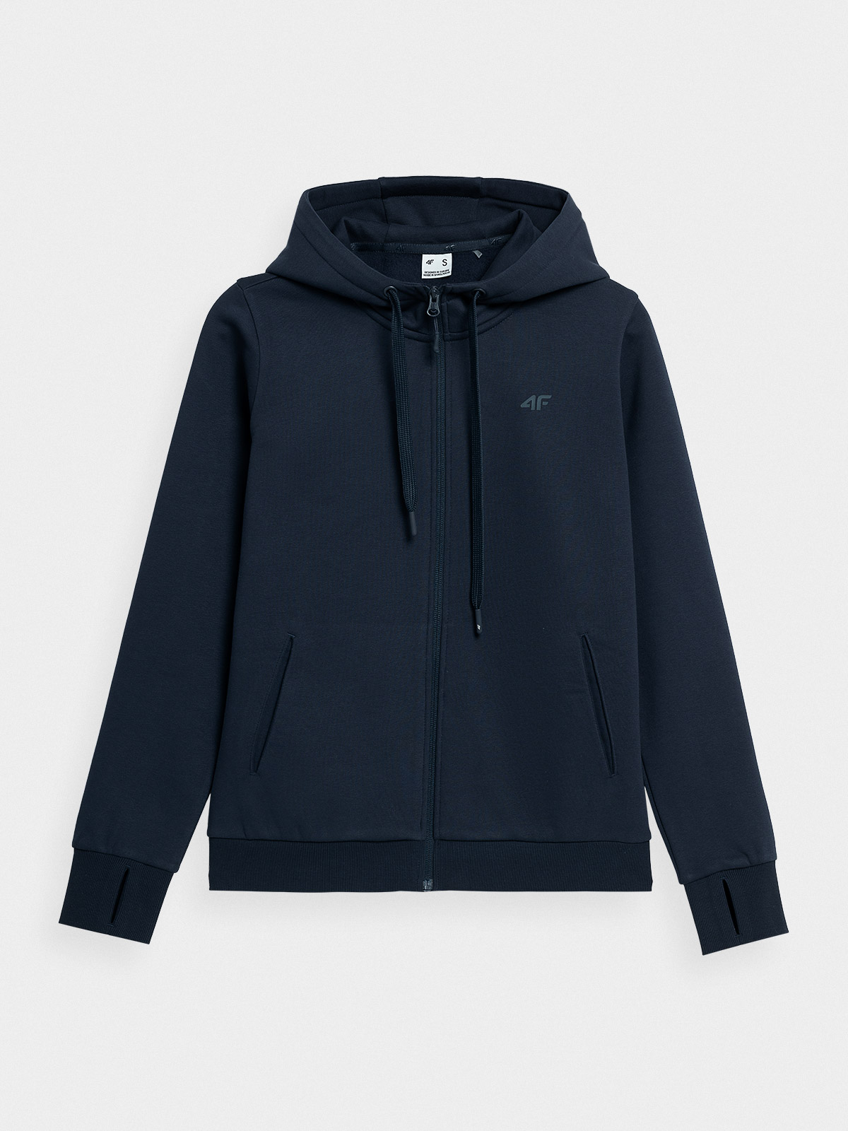 Bluza dresowa rozpinana z kapturem damska