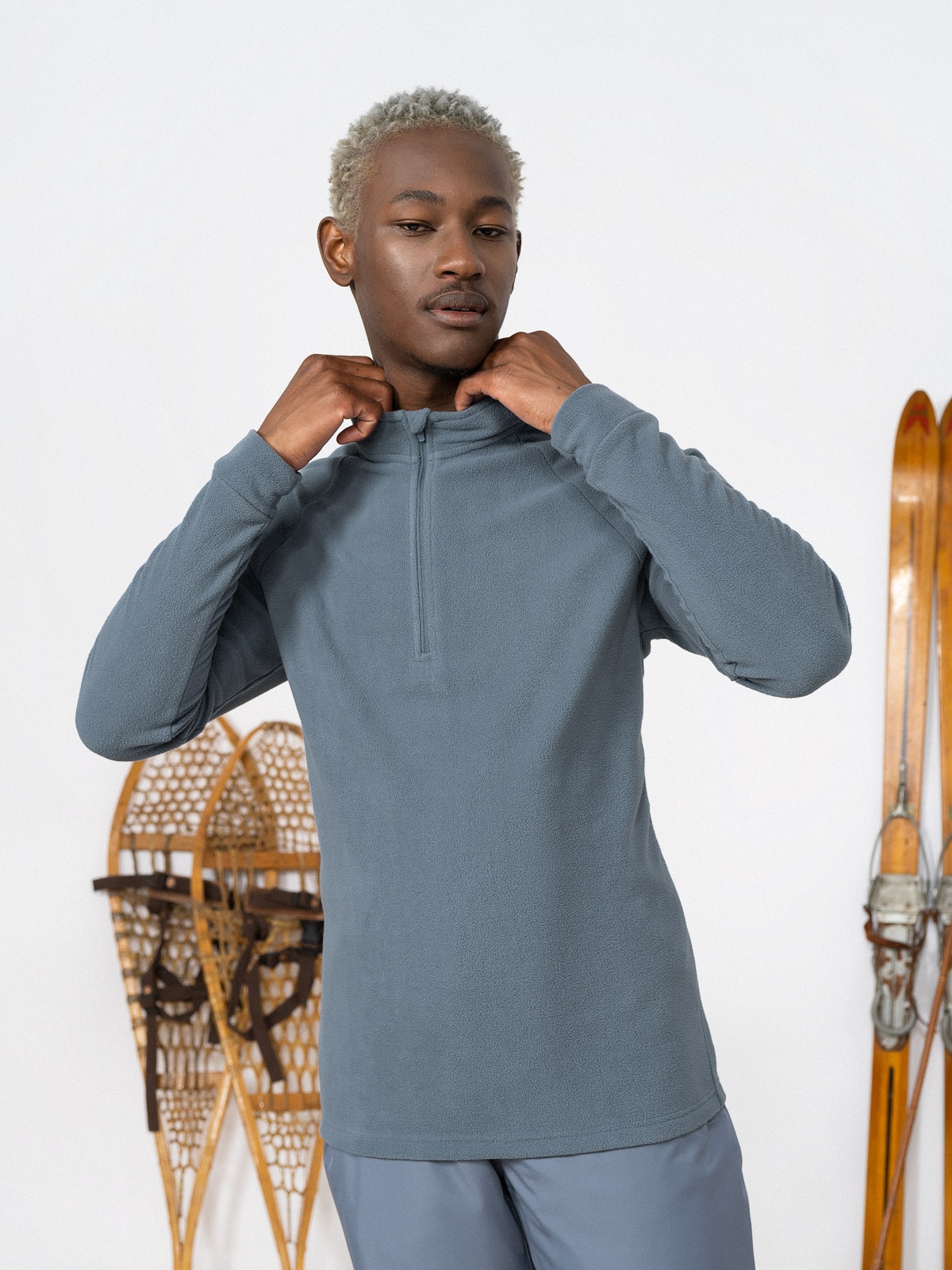 Bielizna polarowa męska Outhorn - niebieska