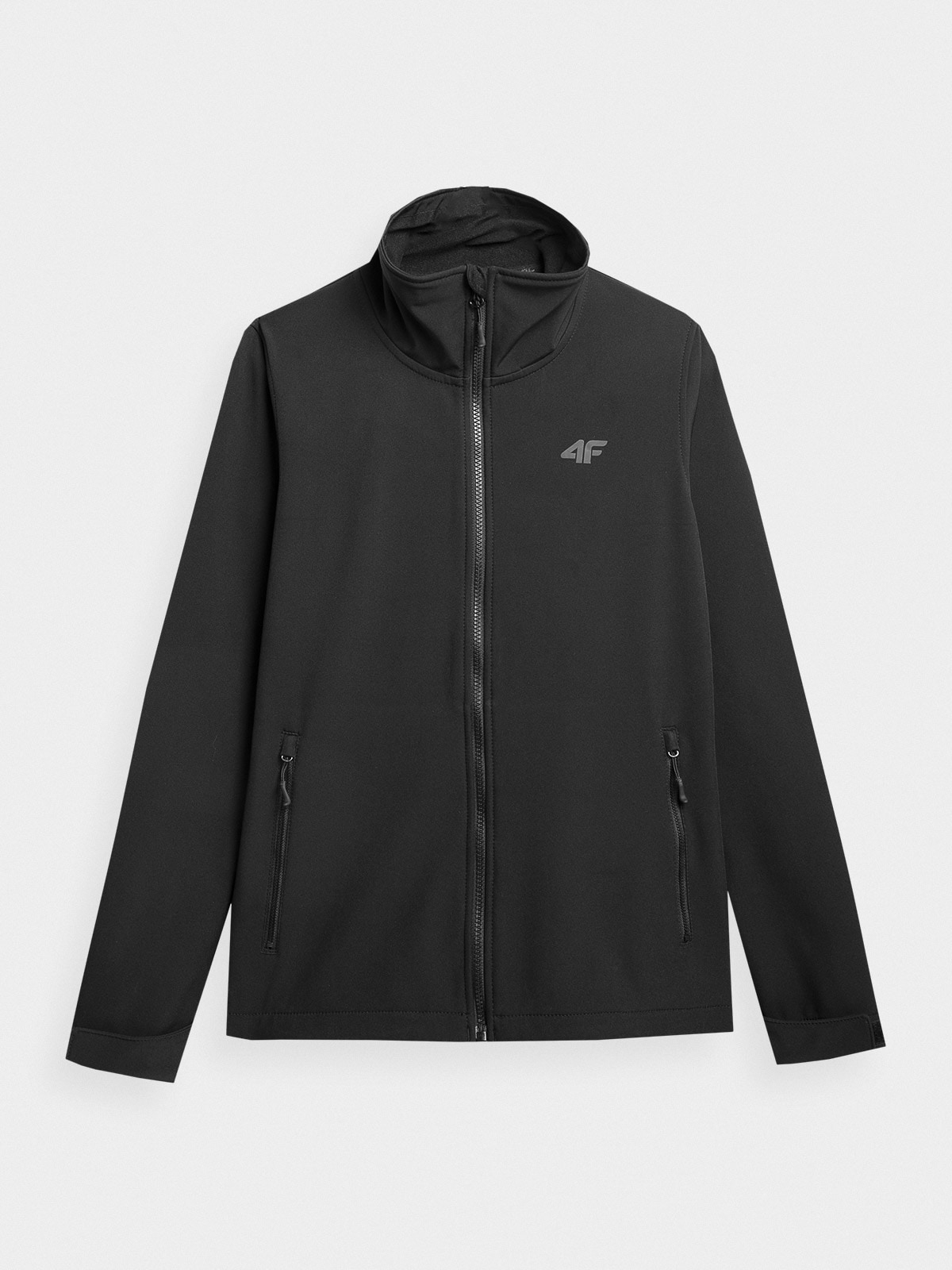 Kurtka softshell wiatroodporna membrana 5000 damska - czarna