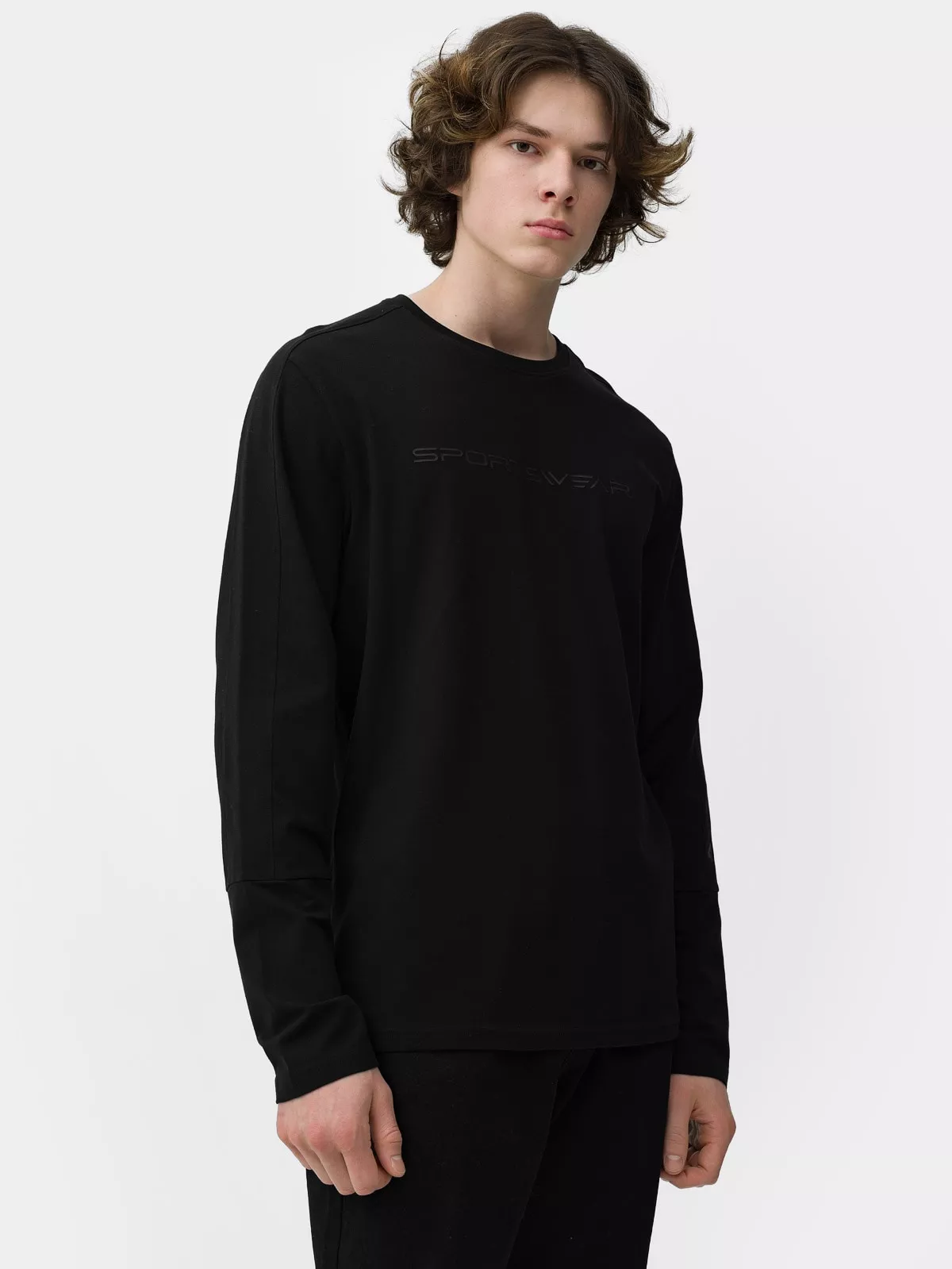 Longsleeve regular z nadrukiem męski