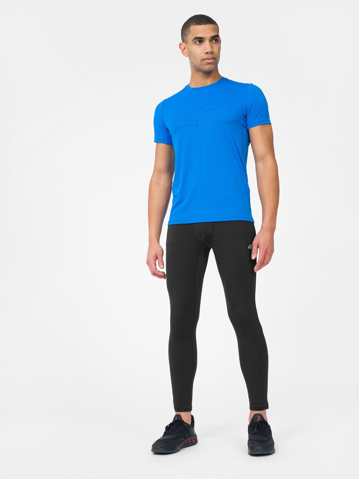 4F Legginsy treningowe szybkoschnące męskie S