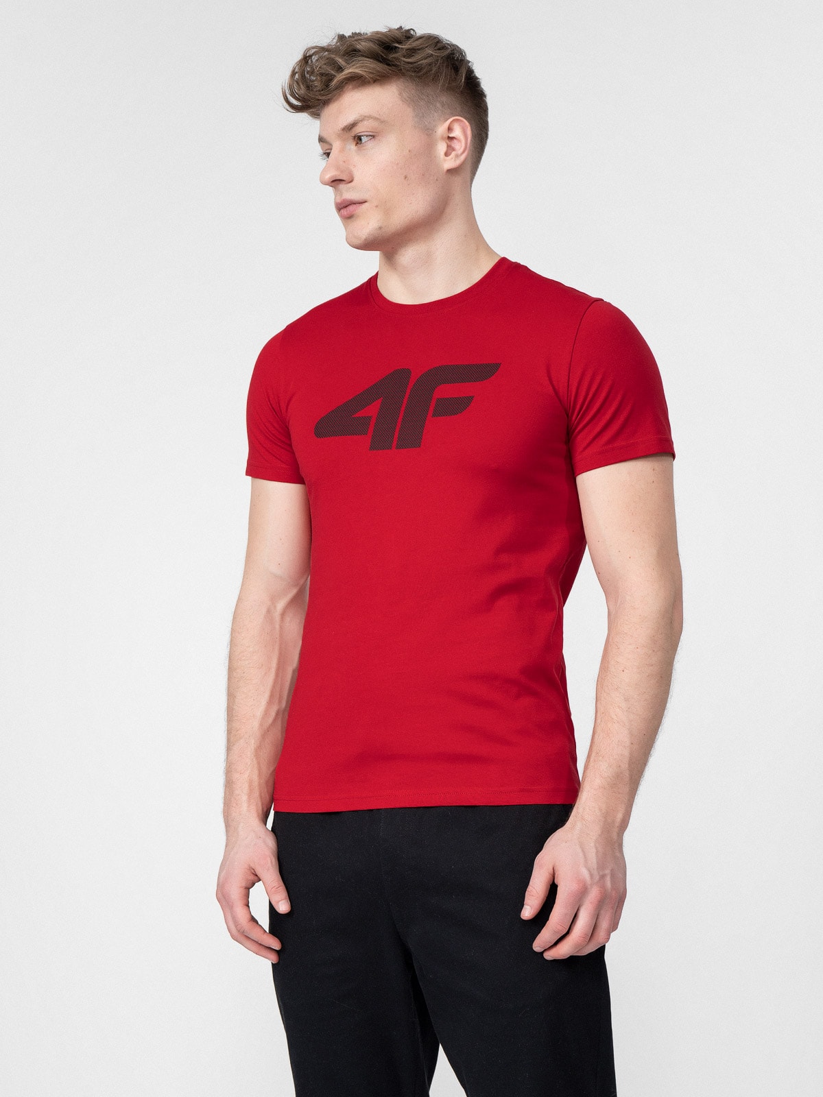 T-shirt regular z nadrukiem męski