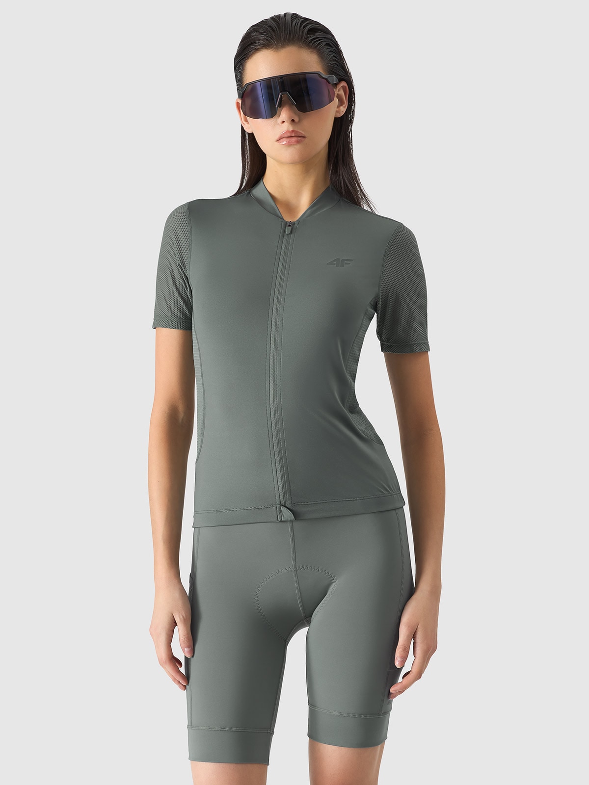 Koszulka rowerowa szybkoschnąca damska - morska