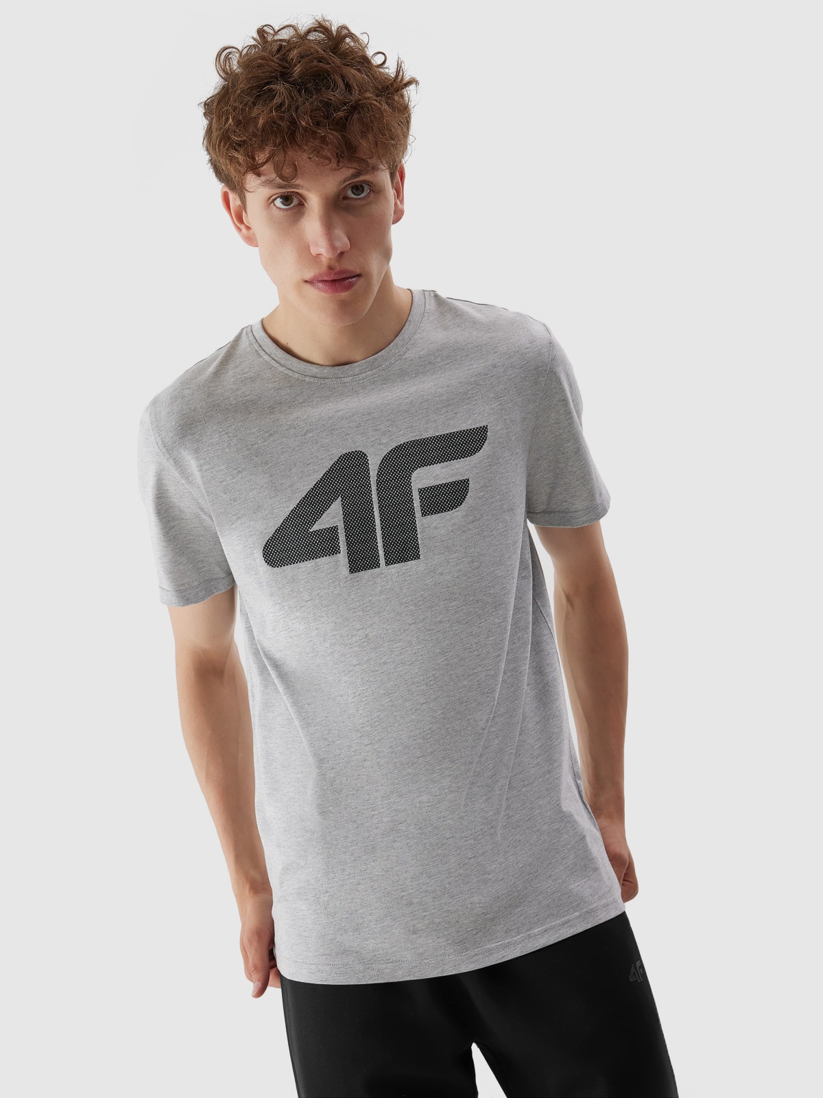 T-shirt regular z nadrukiem męski