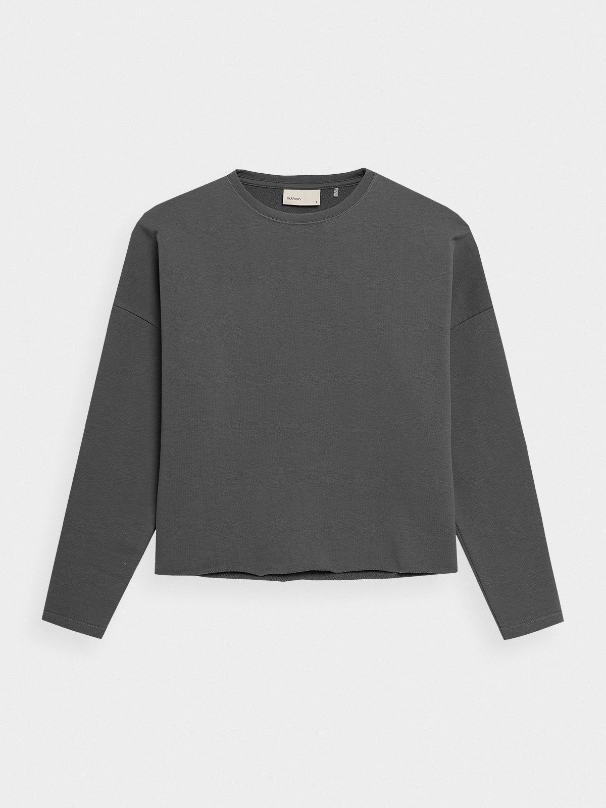 Bluza nierozpinana z nadrukiem damska Outhorn - szara