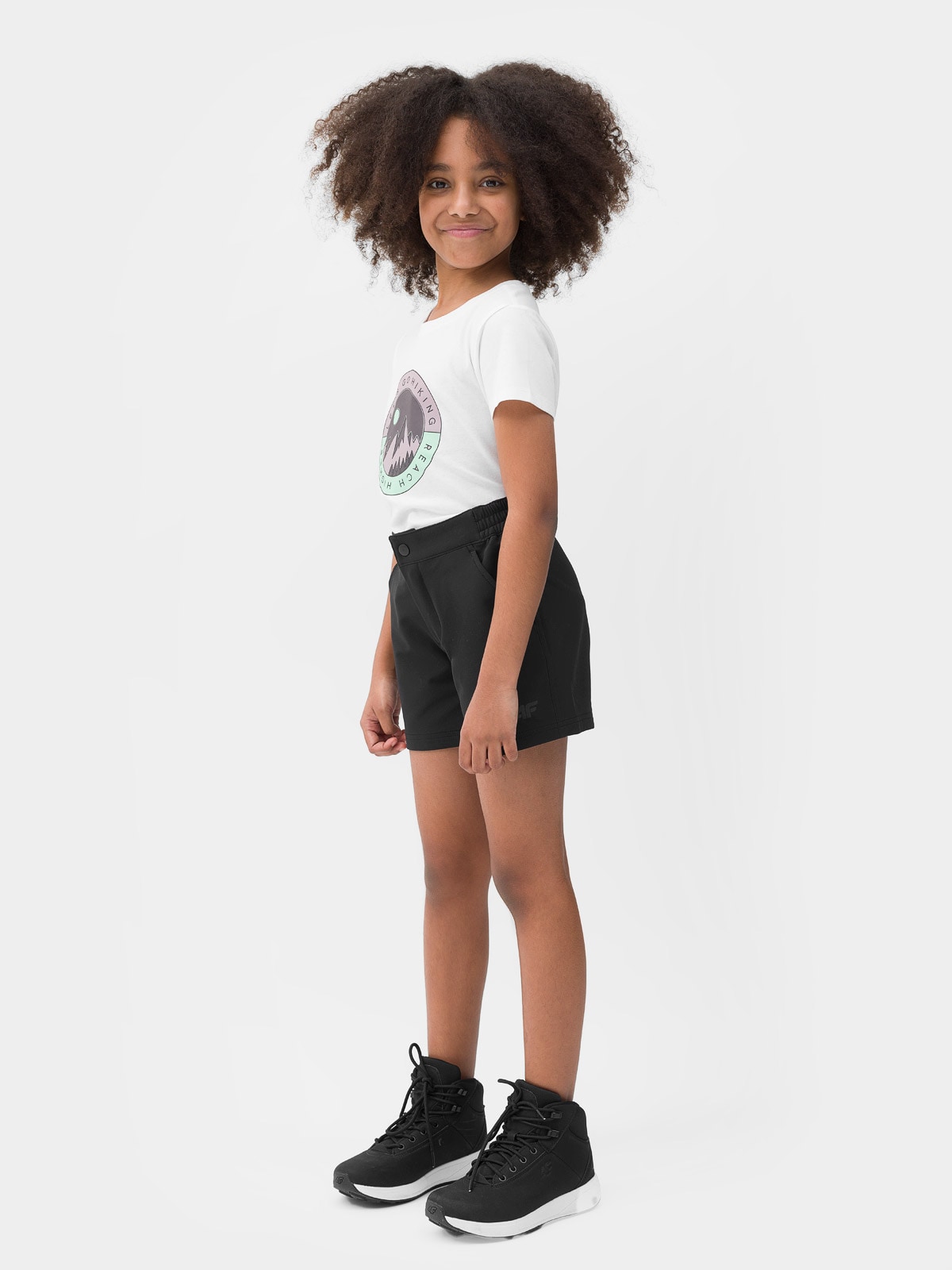 Spodenki trekkingowe szybkoschnące dziewczęce