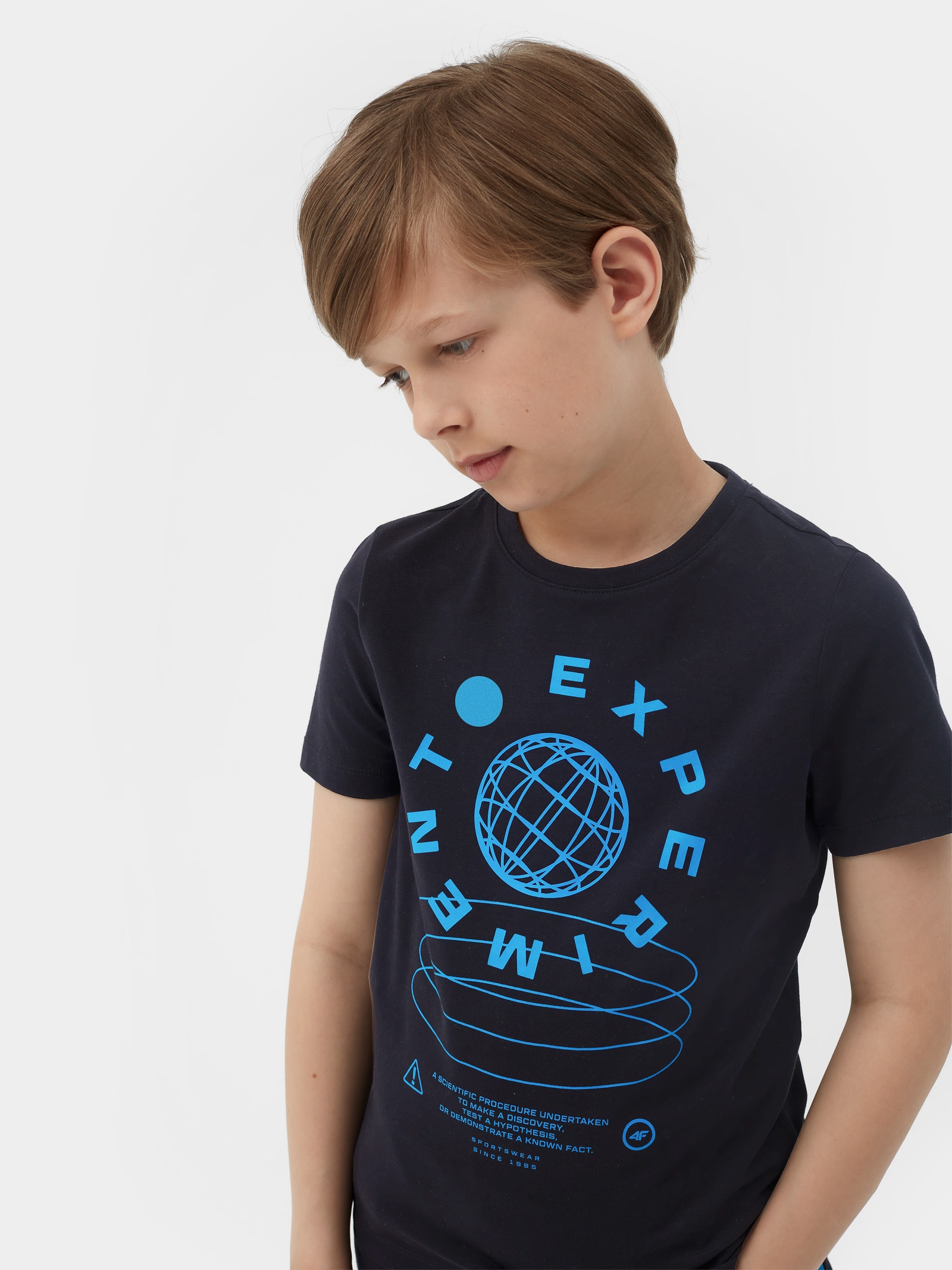 T-shirt z nadrukiem chłopięcy